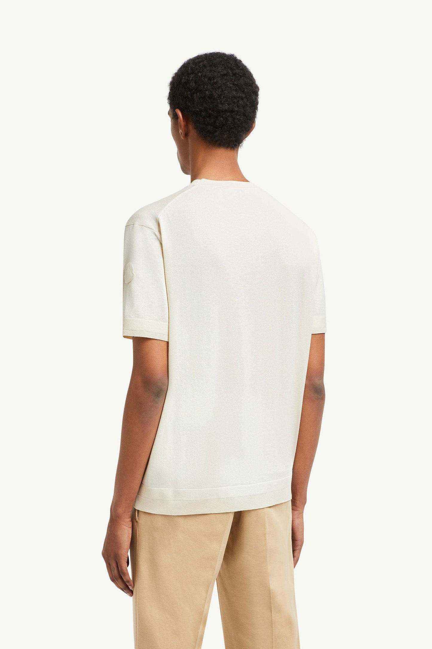 Silk & Cotton Knit T-Shirt