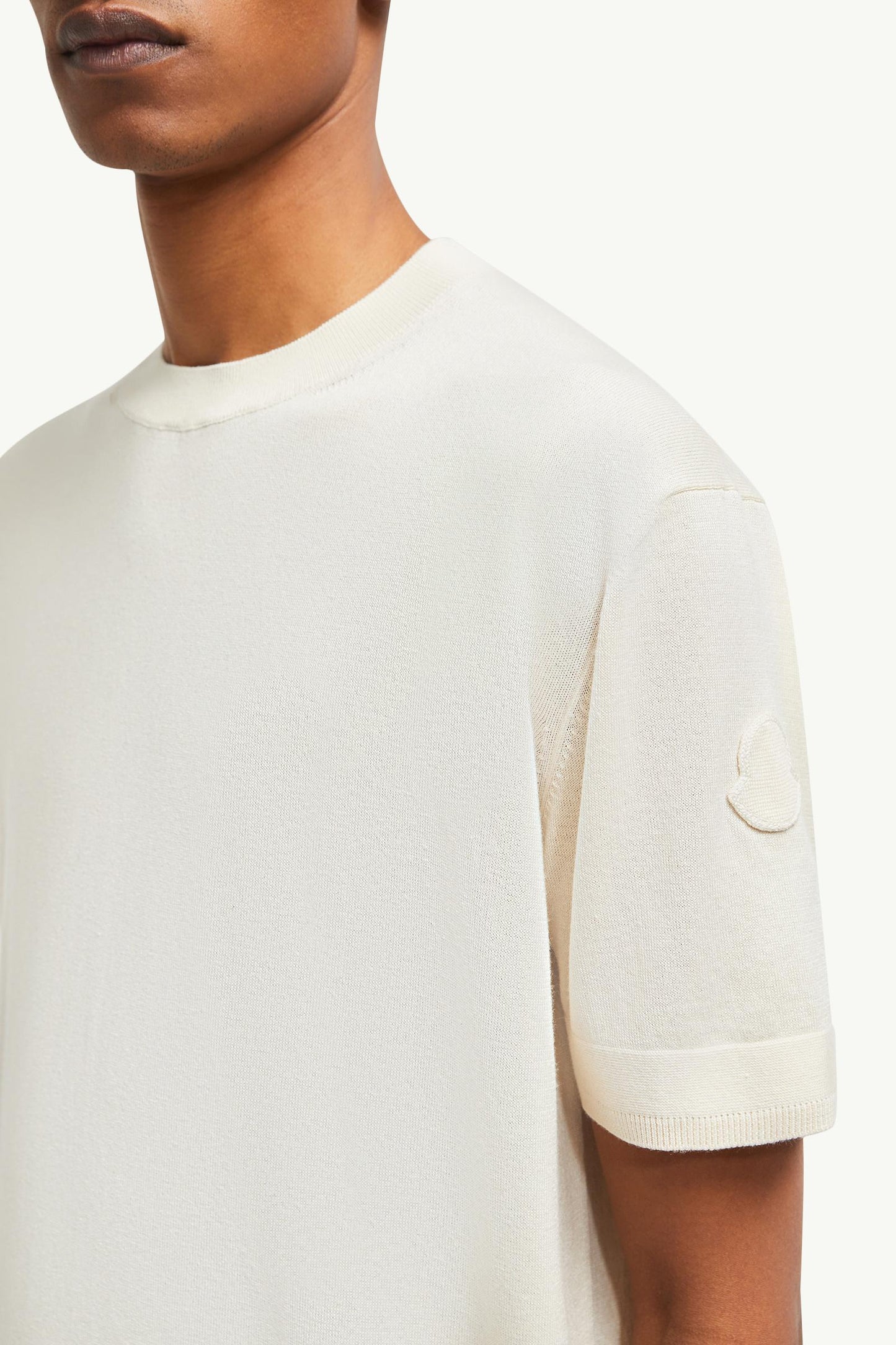 Silk & Cotton Knit T-Shirt