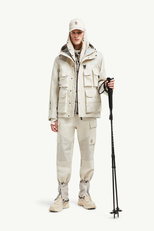 Spur Hooded Linen & Cotton Field Jacket