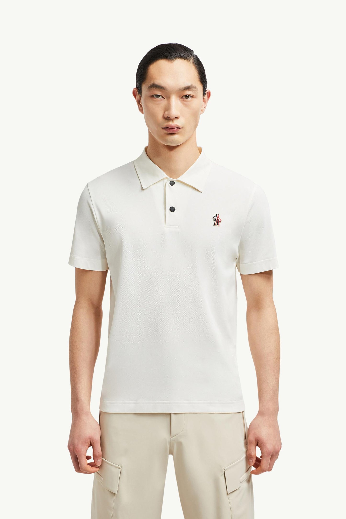 Logo Patch Polo Shirt
