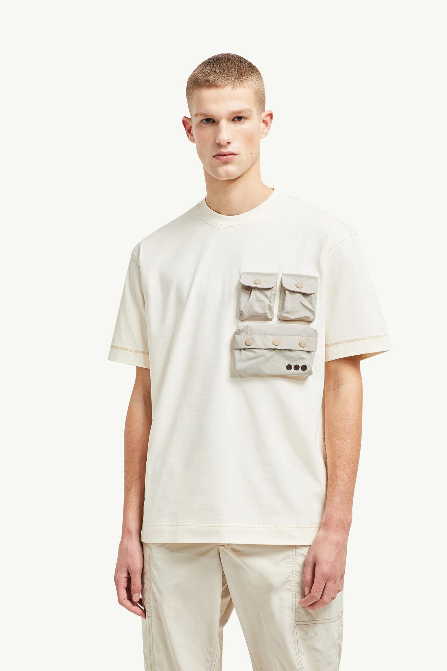 Cotton T-shirt with Pockets