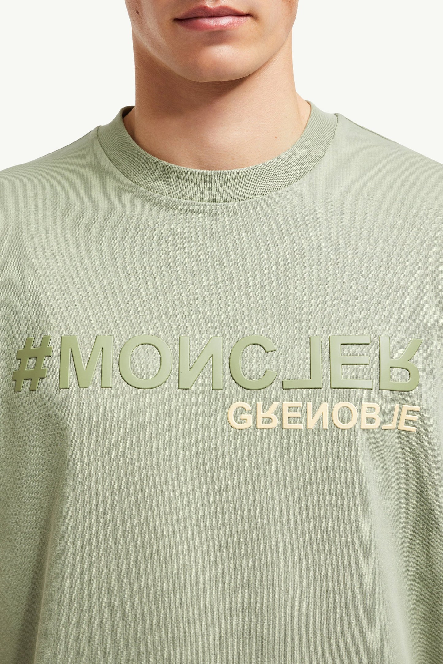 Mirrored Logo Cotton T-Shirt