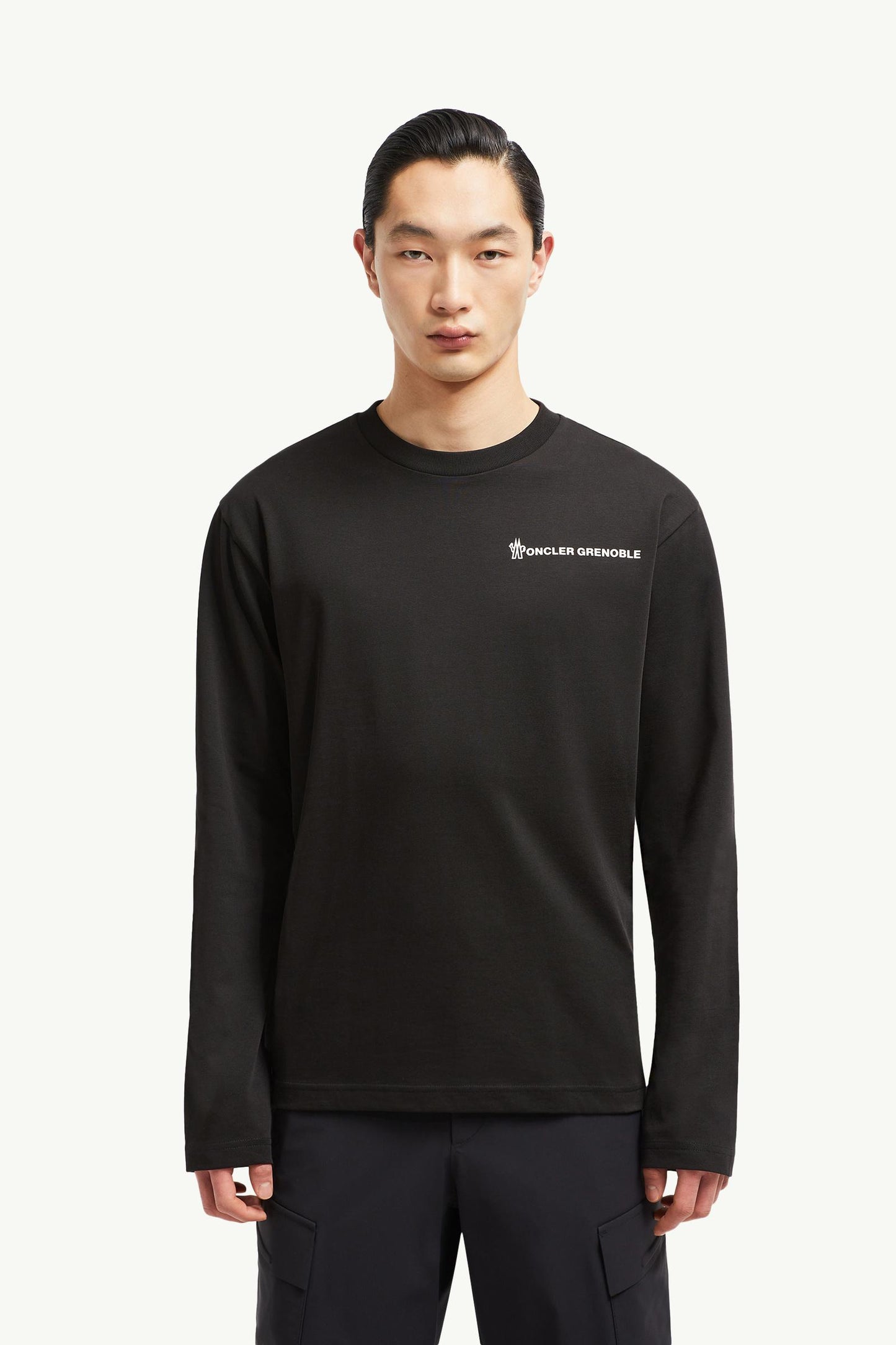 Logo Long Sleeve Cotton T-Shirt