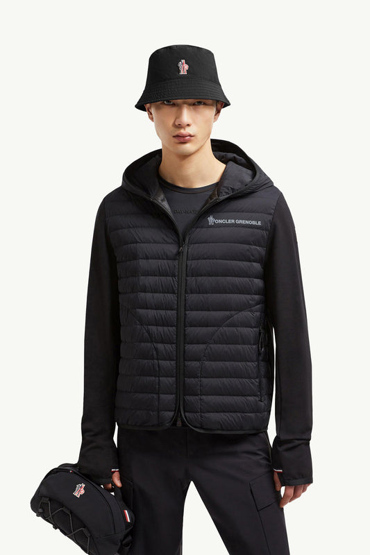 Padded Cotton Zip-Up Hoodie