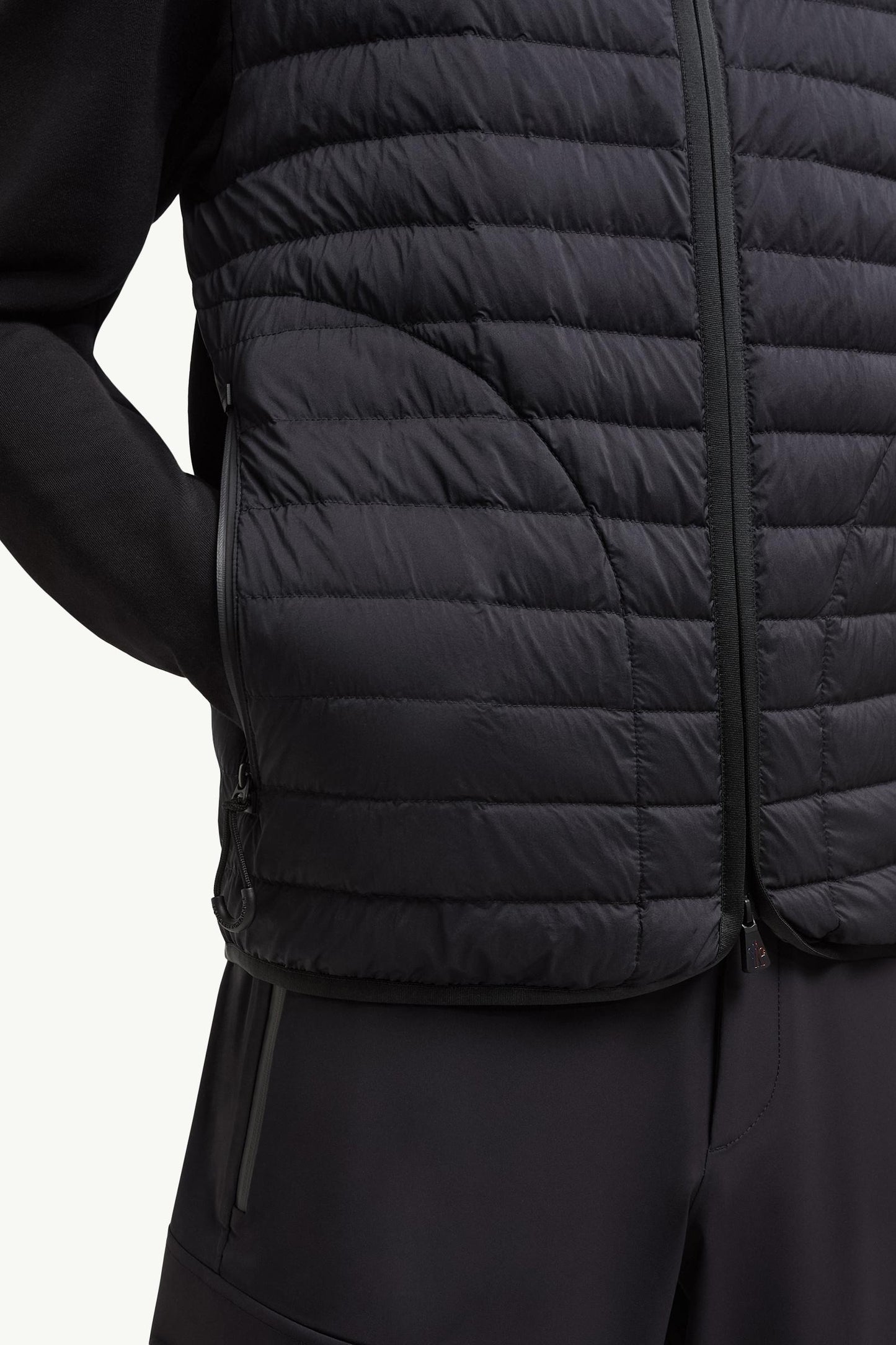 Padded Cotton Zip-Up Hoodie