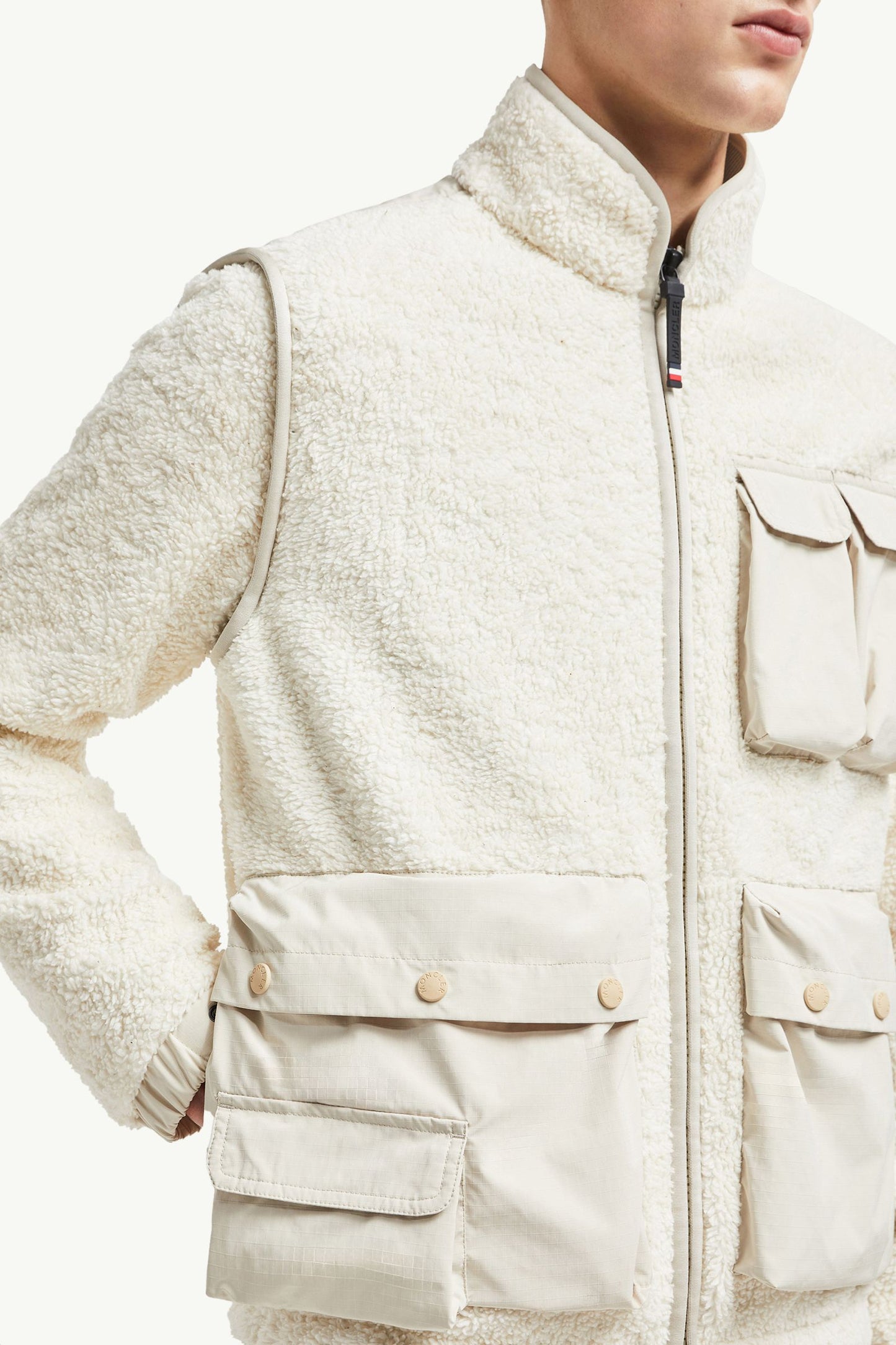 Padded Teddy Zip-Up Sweatshirt