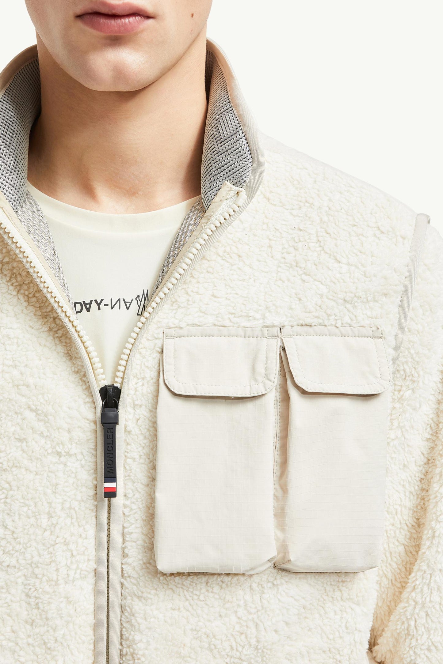 Padded Teddy Zip-Up Sweatshirt