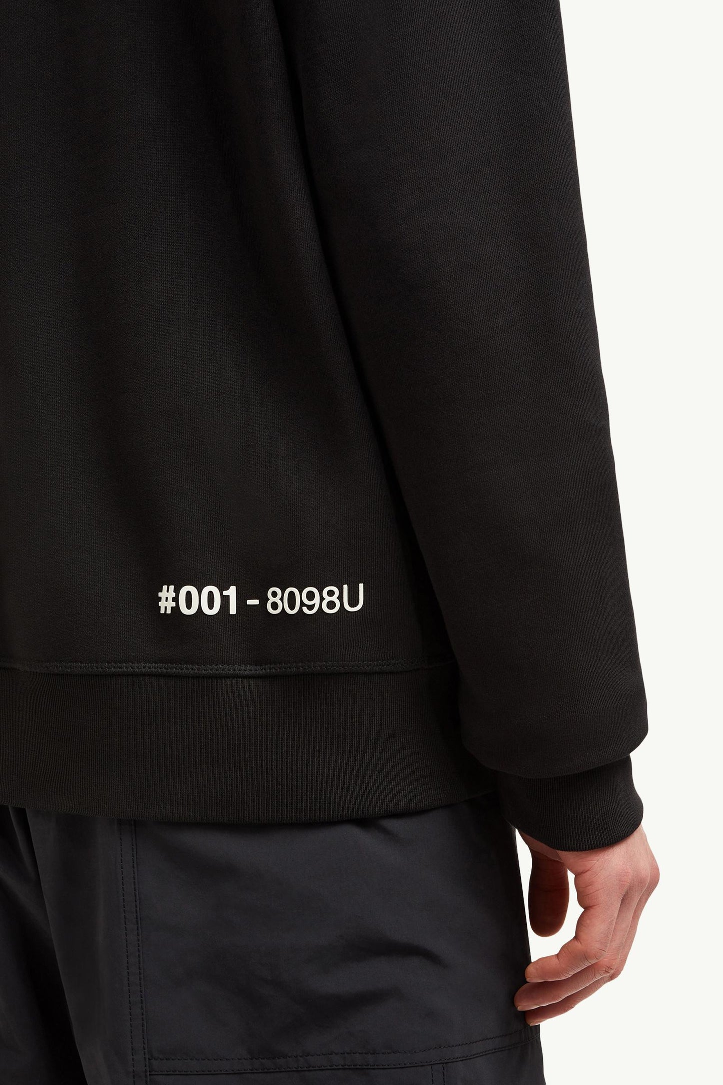 Mirrored Logo Cotton Hoodie