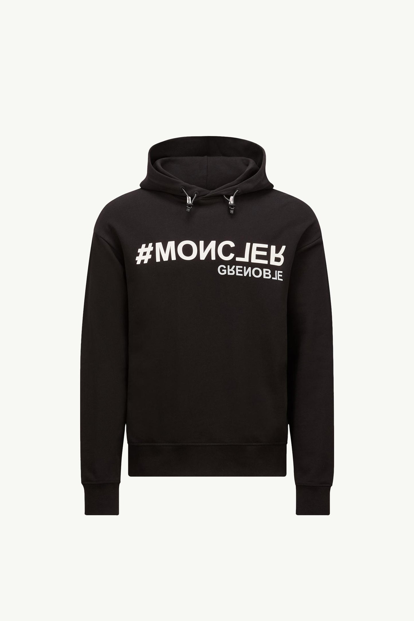 Mirrored Logo Cotton Hoodie