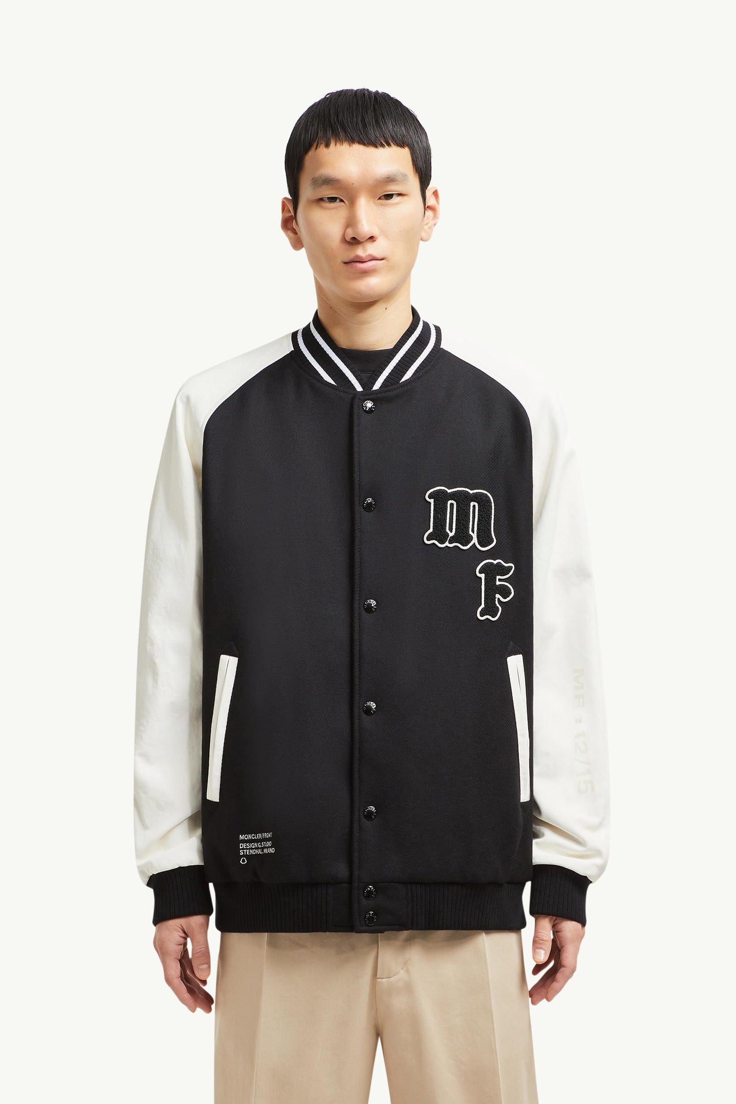 MC x FRGMT Loki Wool & Leather Varsity Jacket