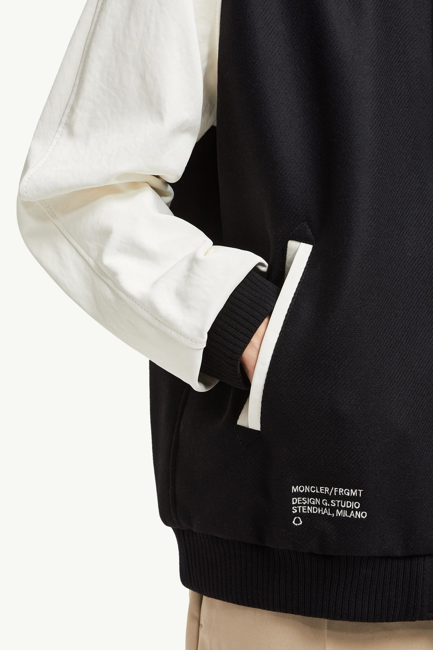 MC x FRGMT Loki Wool & Leather Varsity Jacket