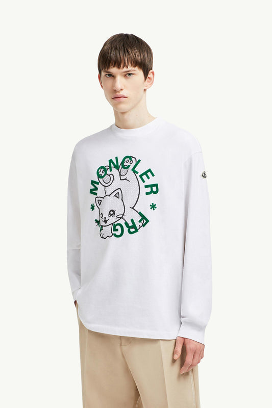 MC x FRGMT Cartoon Logo Long Sleeve T-Shirt