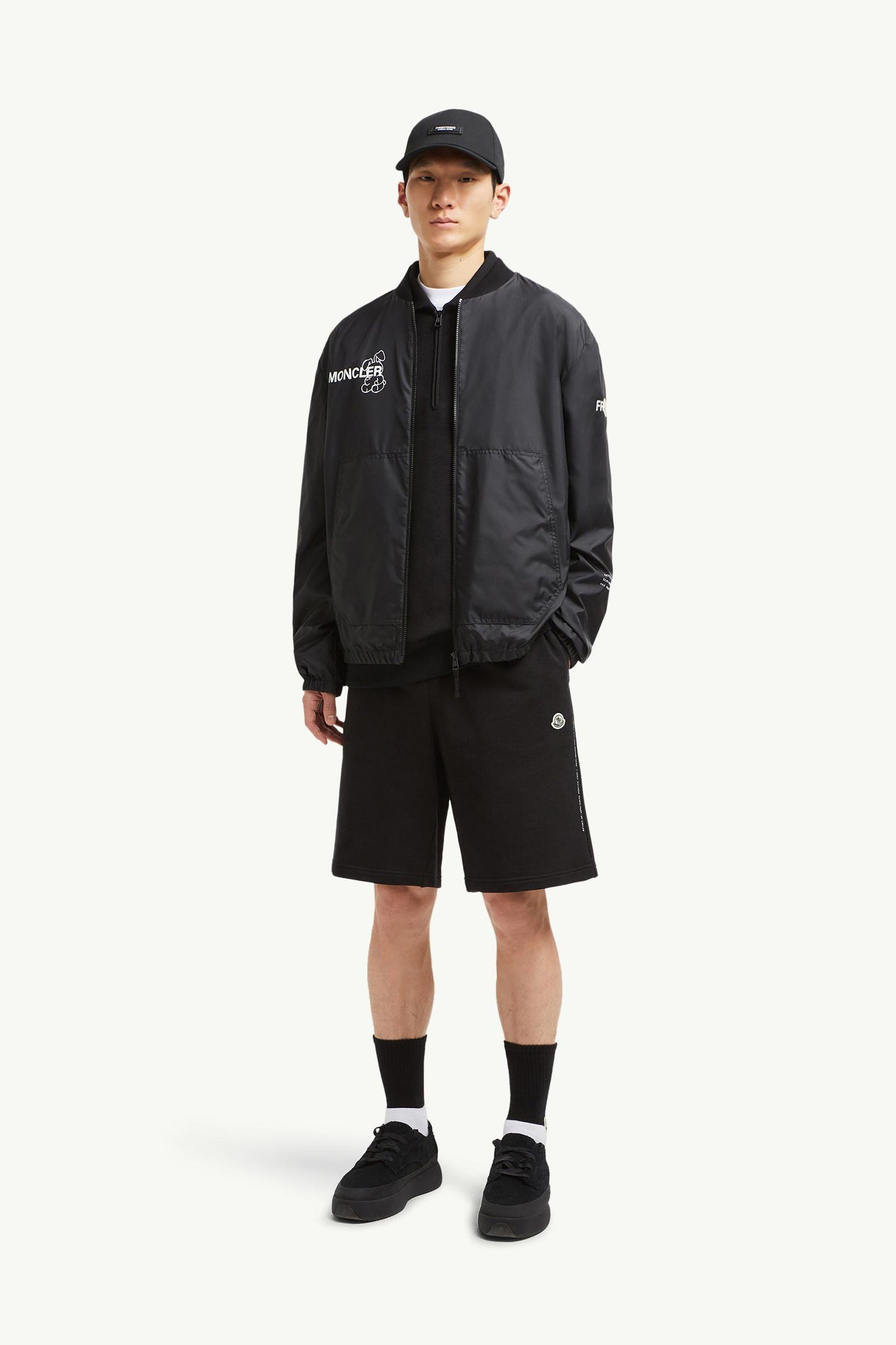 MC x FRGMT Embroidered Logo Cotton Shorts