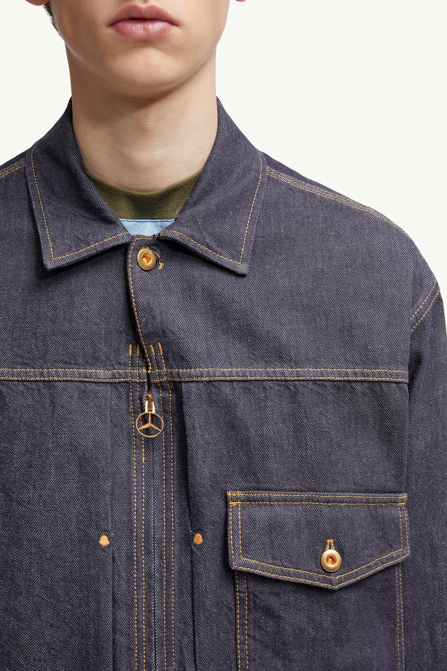 MC x Mercedes-Benz by NIGO Nepit Denim Jacket