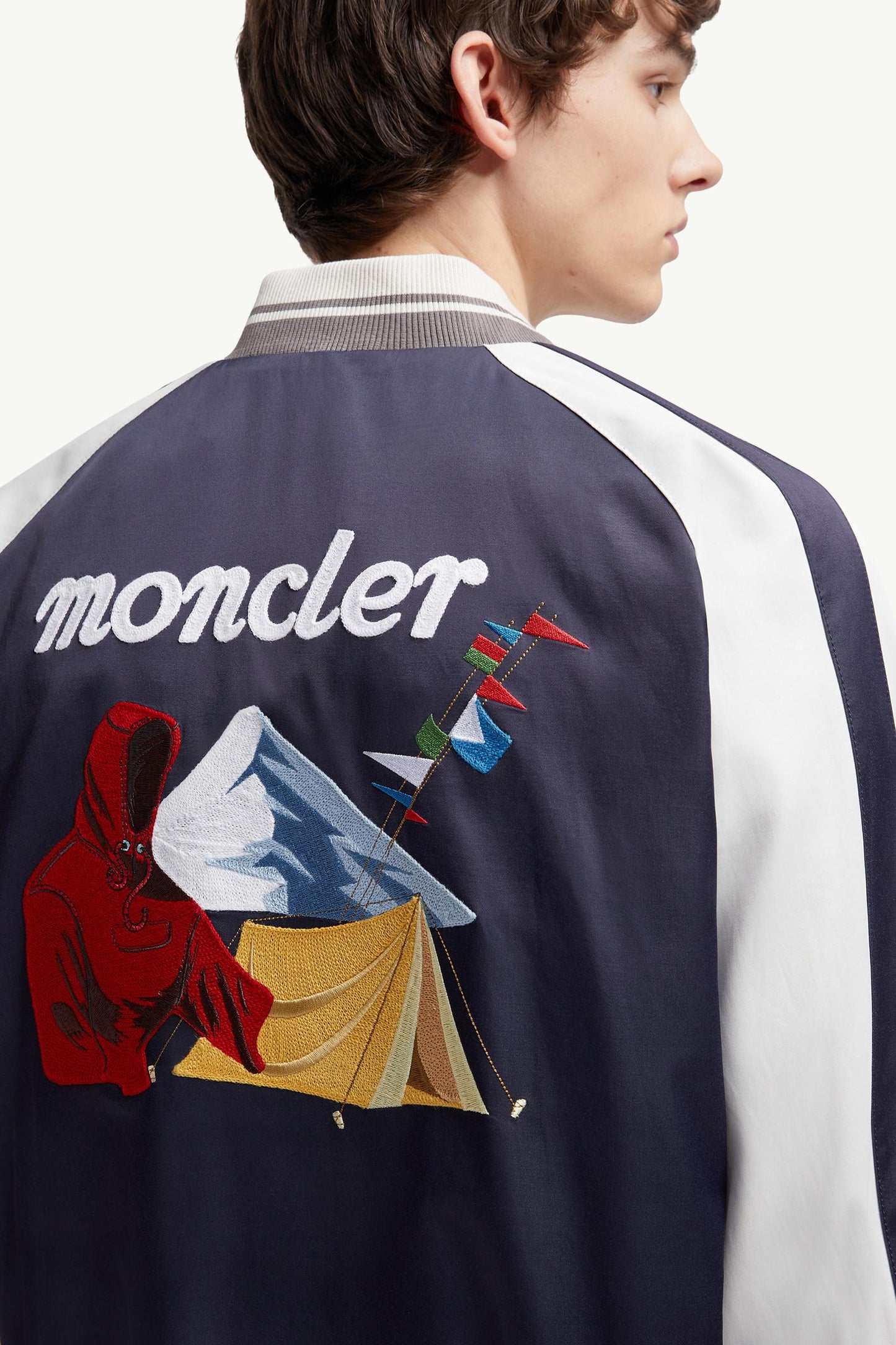 MC x Mercedes-Benz by NIGO Satet Reversible Satin Bomber