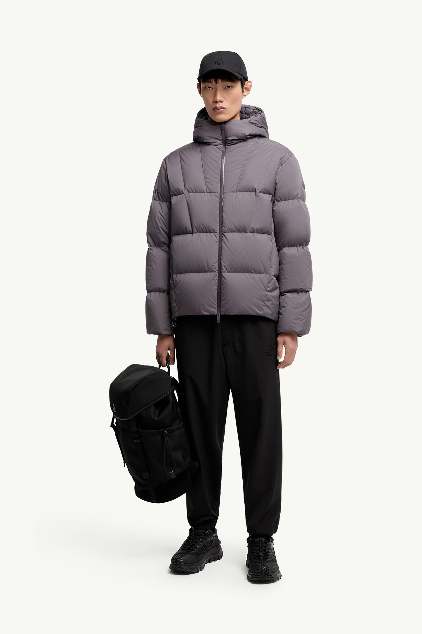 Fusain Hooded Short Down Jacket