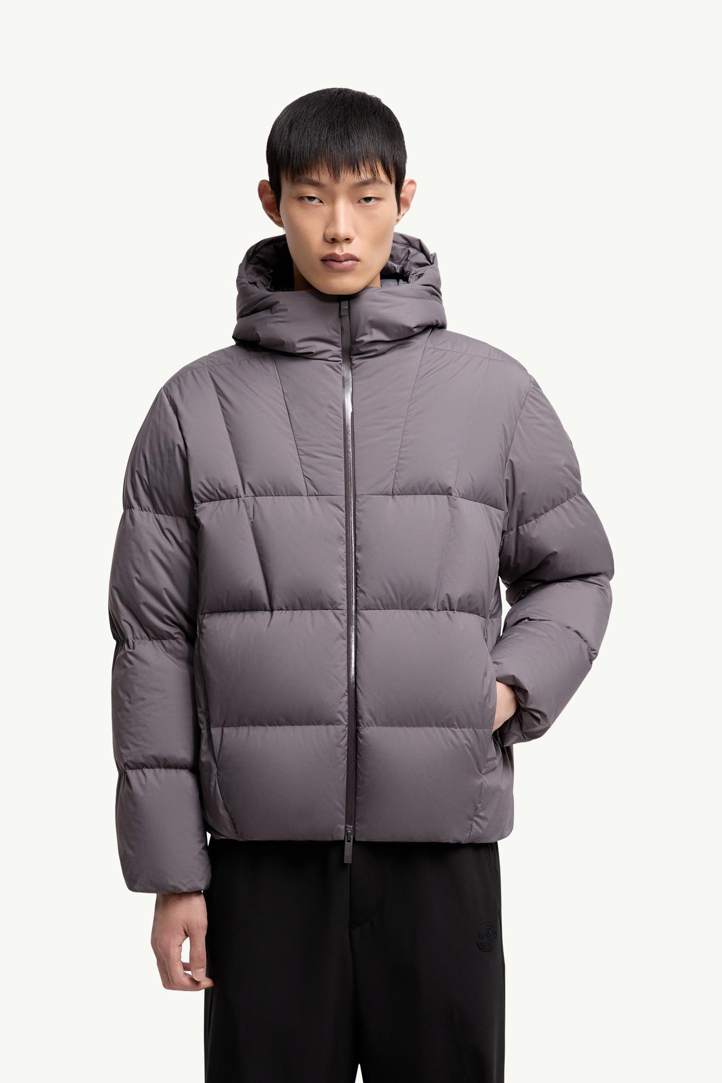 Fusain Hooded Short Down Jacket