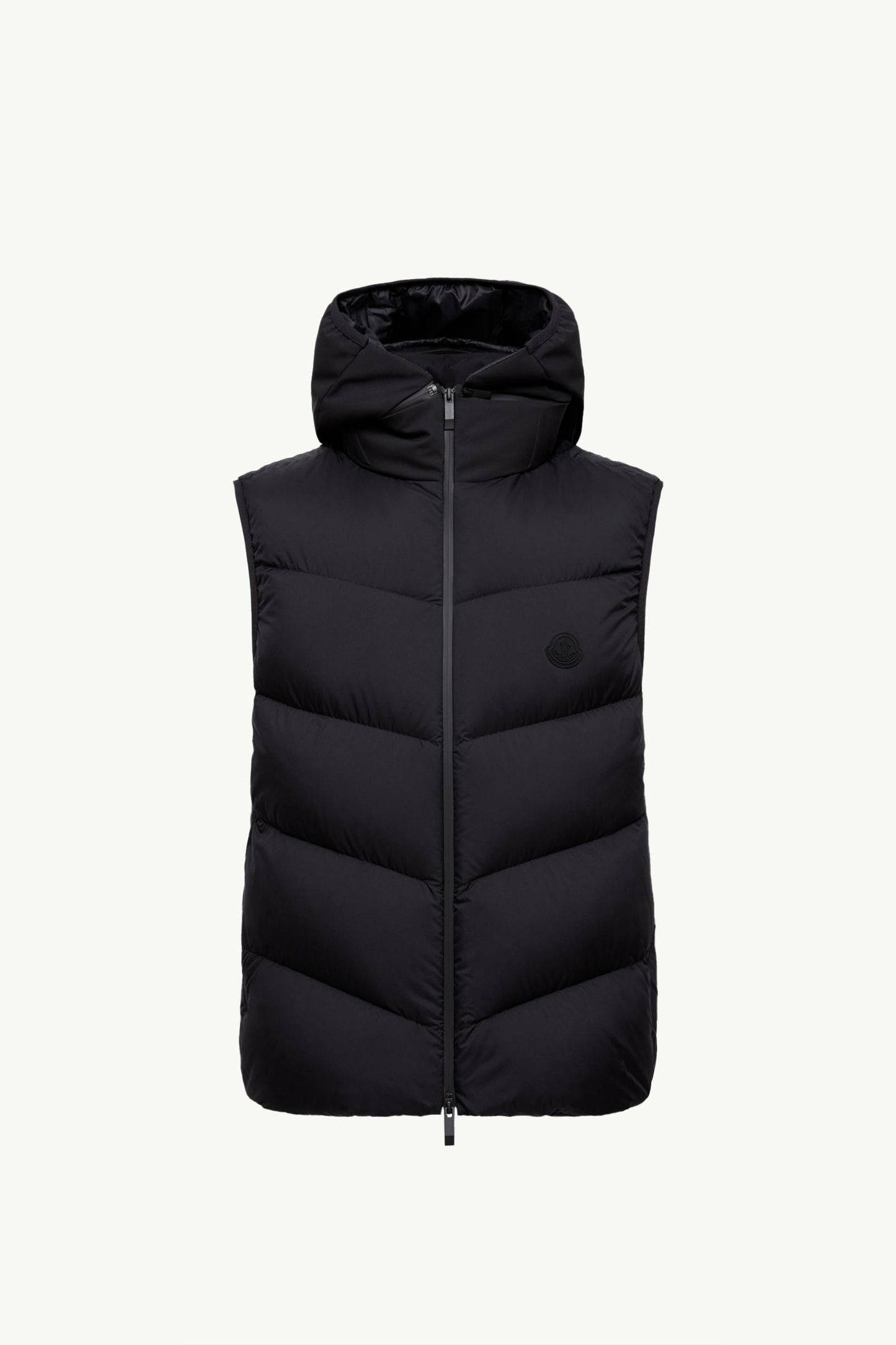 Guersac Diagonal-Quilted Hooded Down Gilet