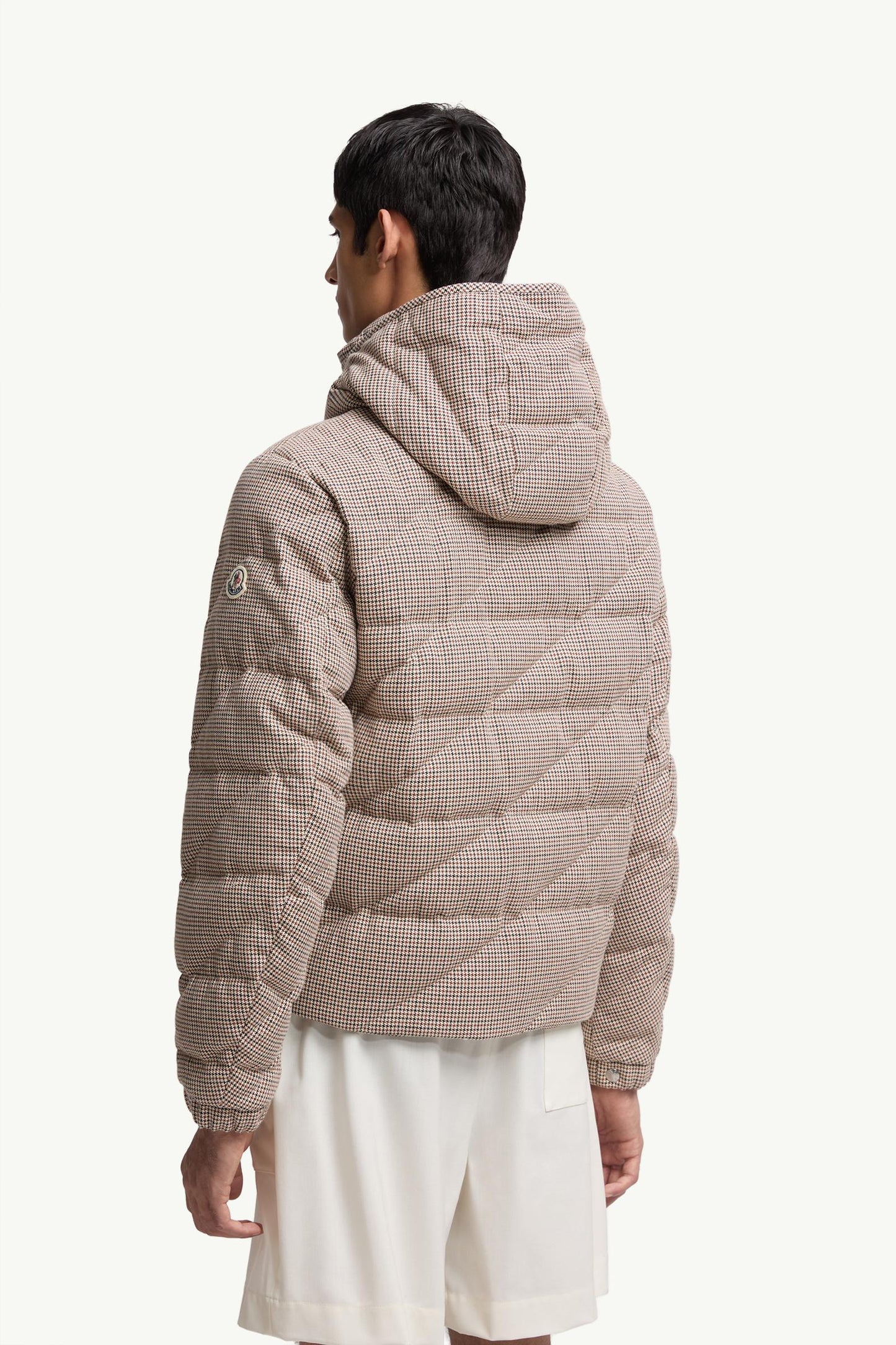 Psyllos Wool Blend Hooded Short Down Jacket