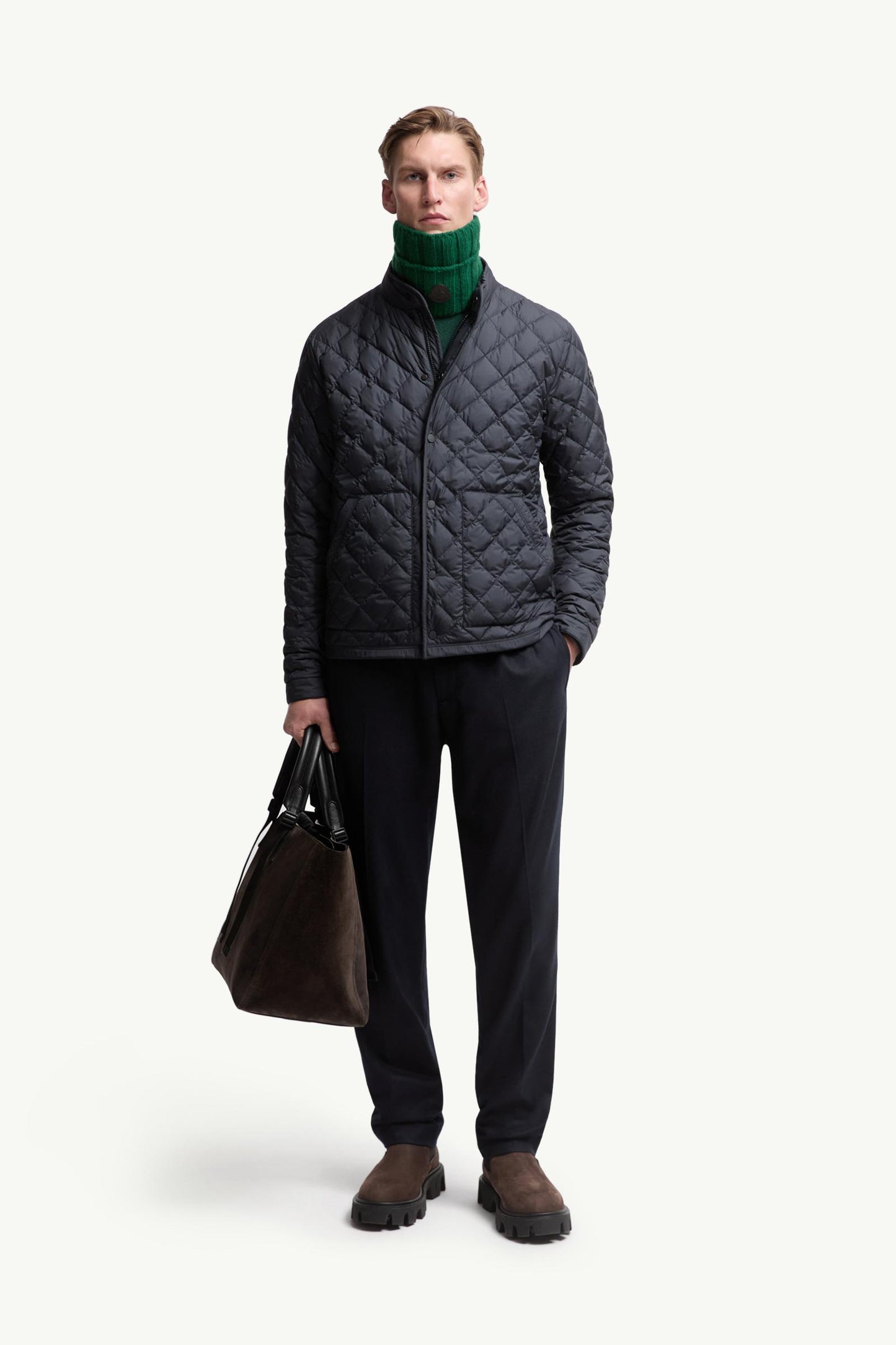 Oise Diamond-Quilted Short Down Jacket