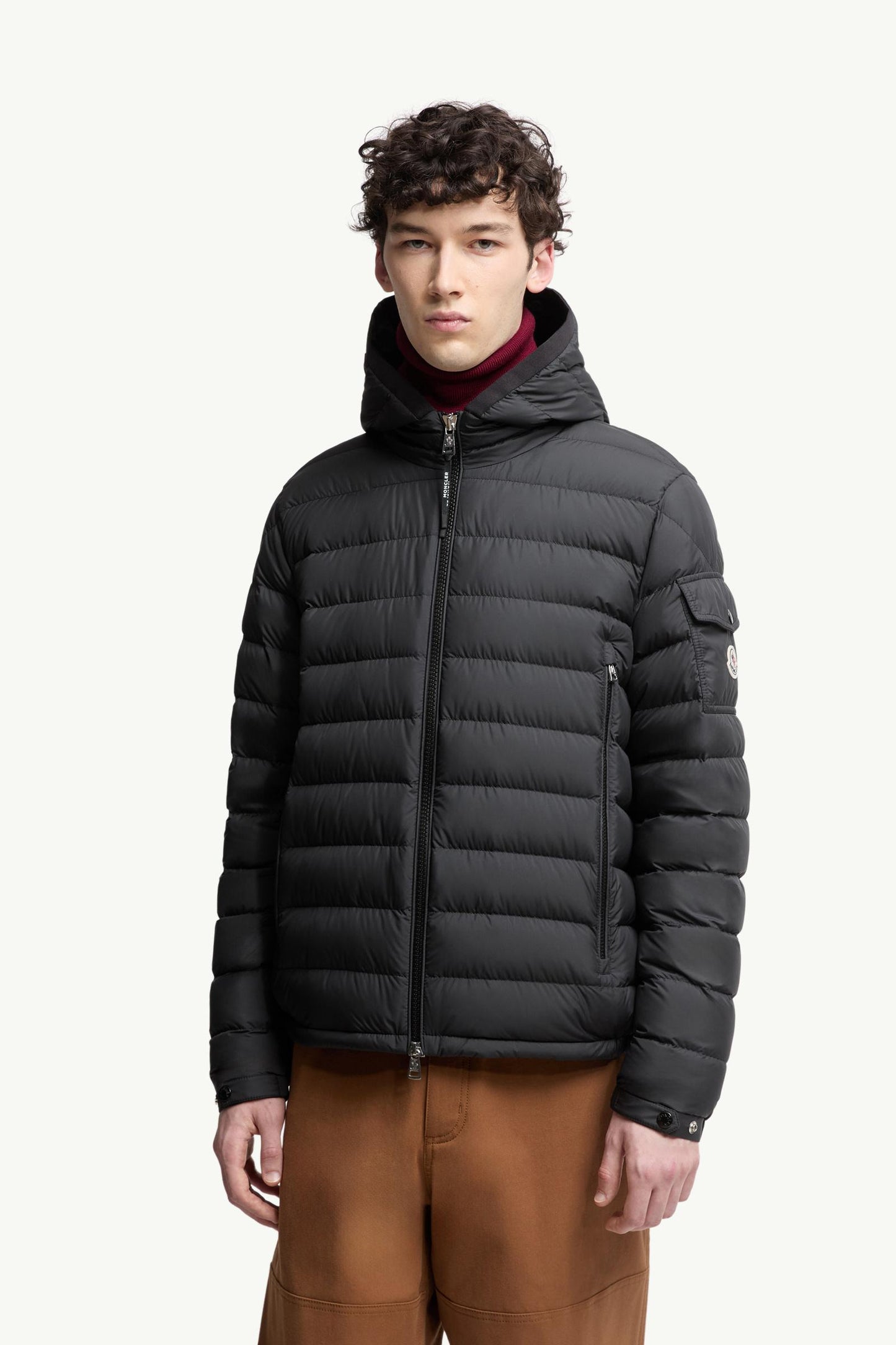 Galion Hooded Short Down Jacket