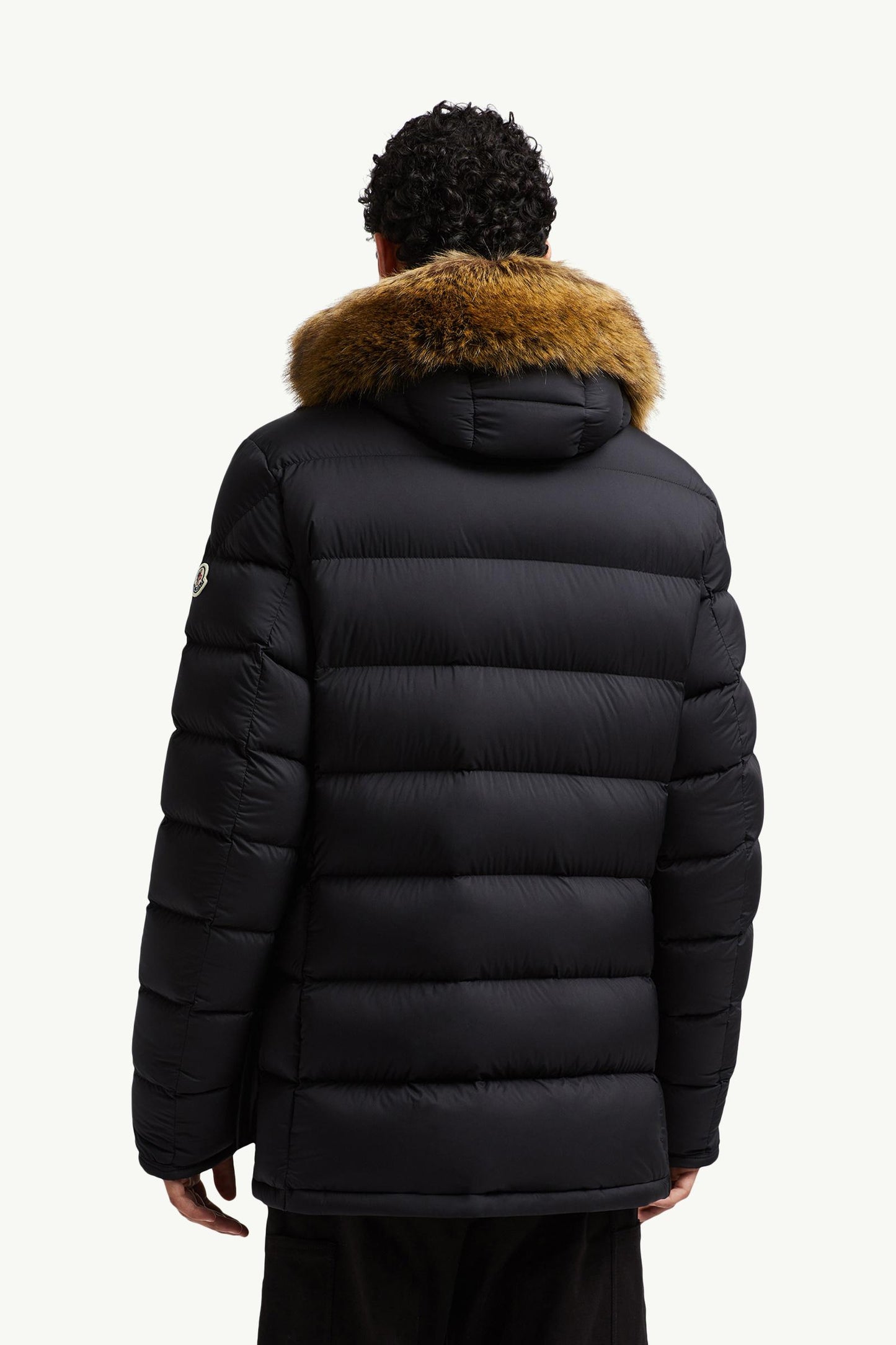 Clunye Hooded Mid-Length Down Jacket