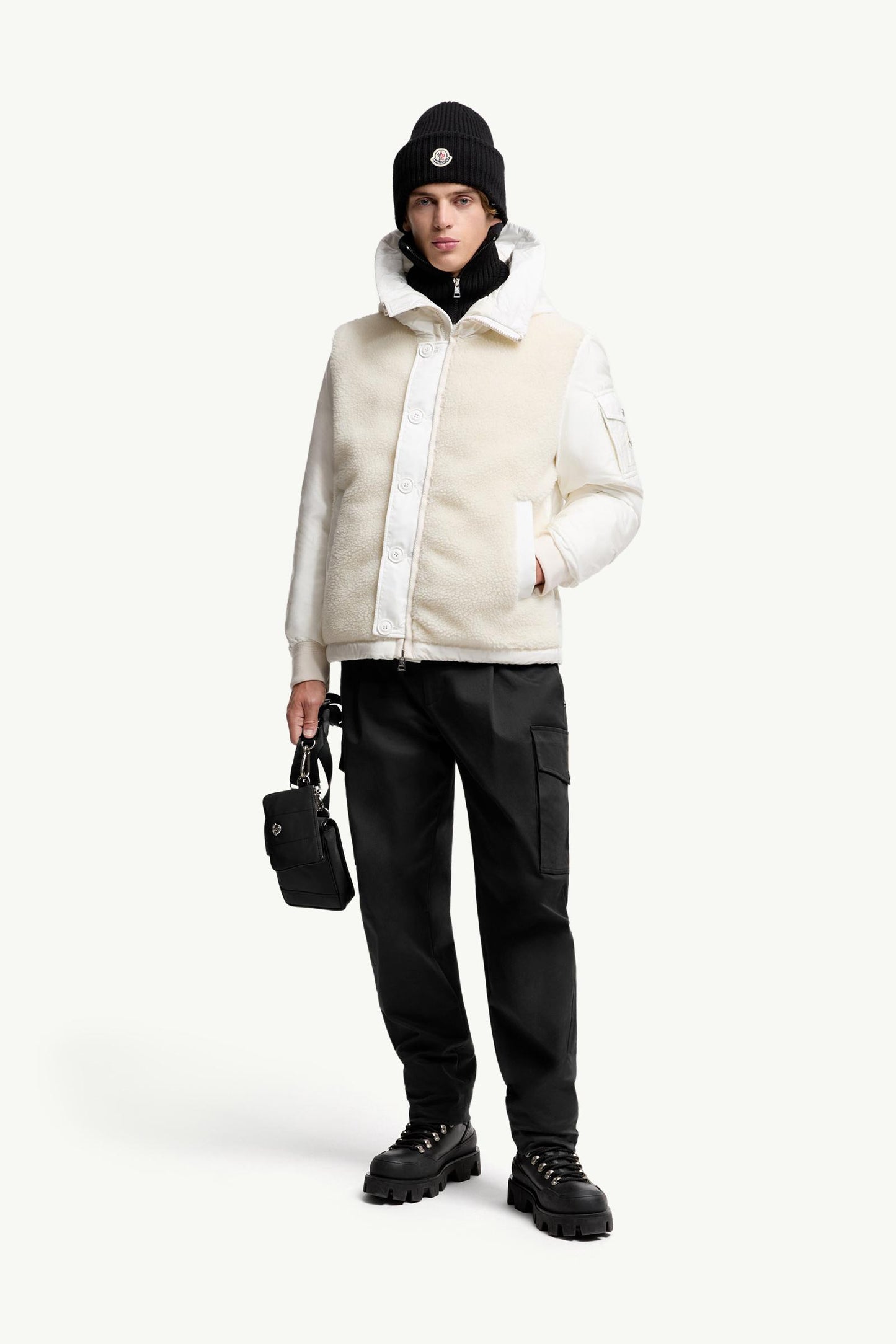 Auvurgne Hooded Teddy Short Down Jacket
