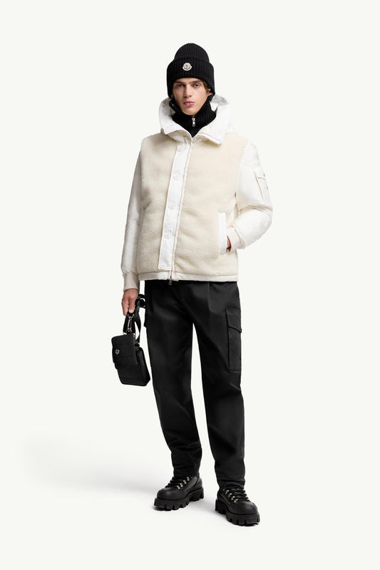 Auvurgne Hooded Teddy Short Down Jacket