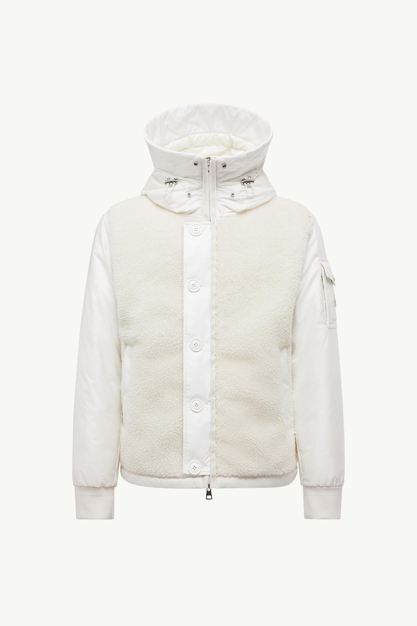 Auvurgne Hooded Teddy Short Down Jacket