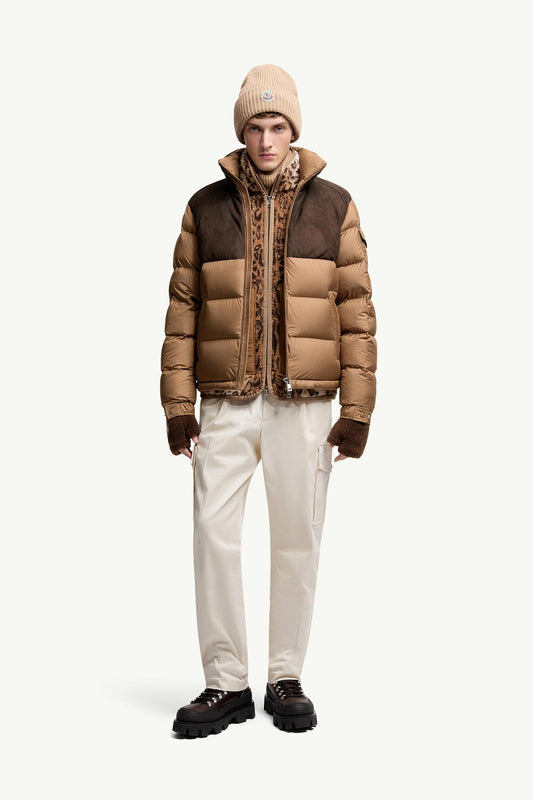 Cheverny Suede Short Down Jacket