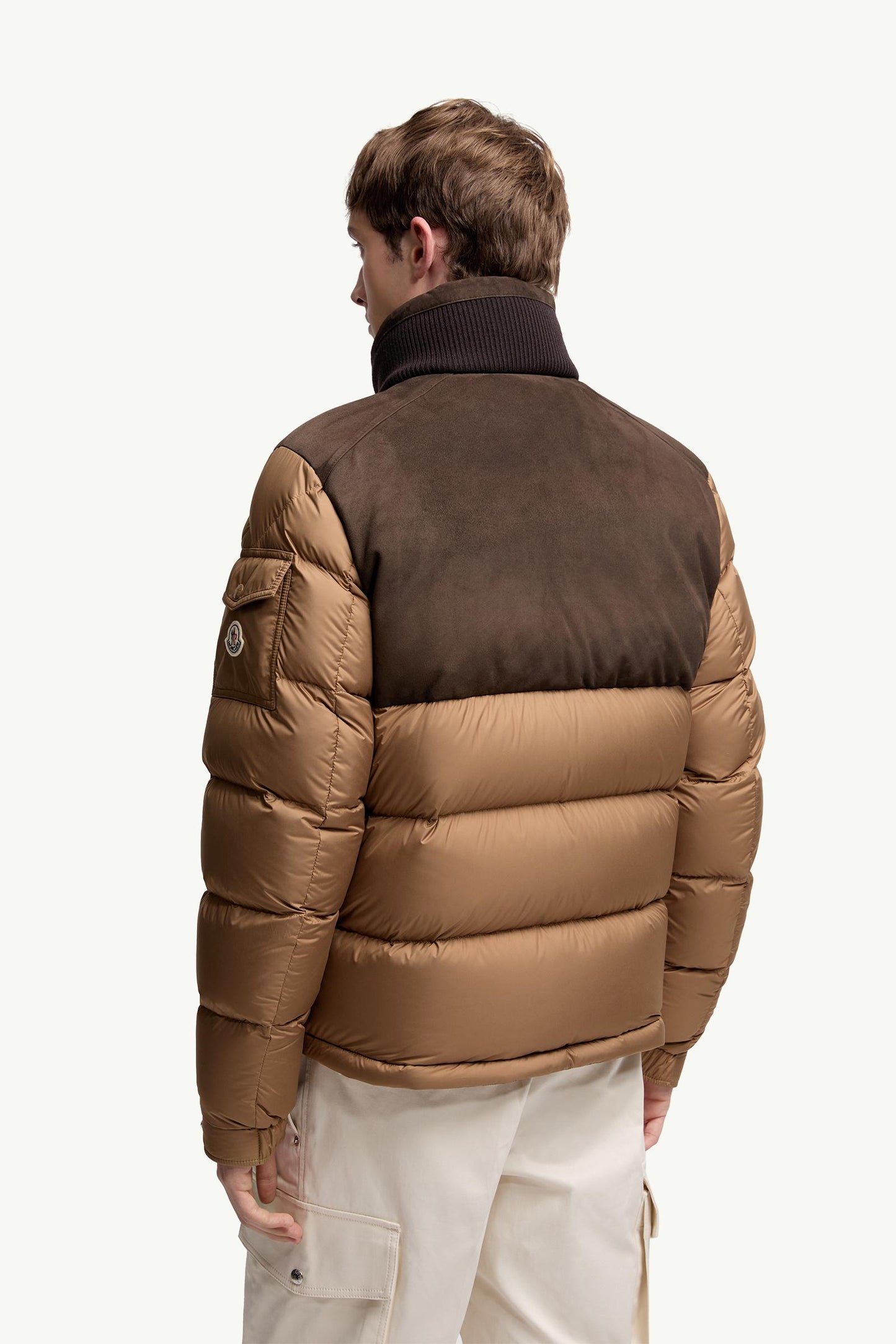 Cheverny Suede Short Down Jacket