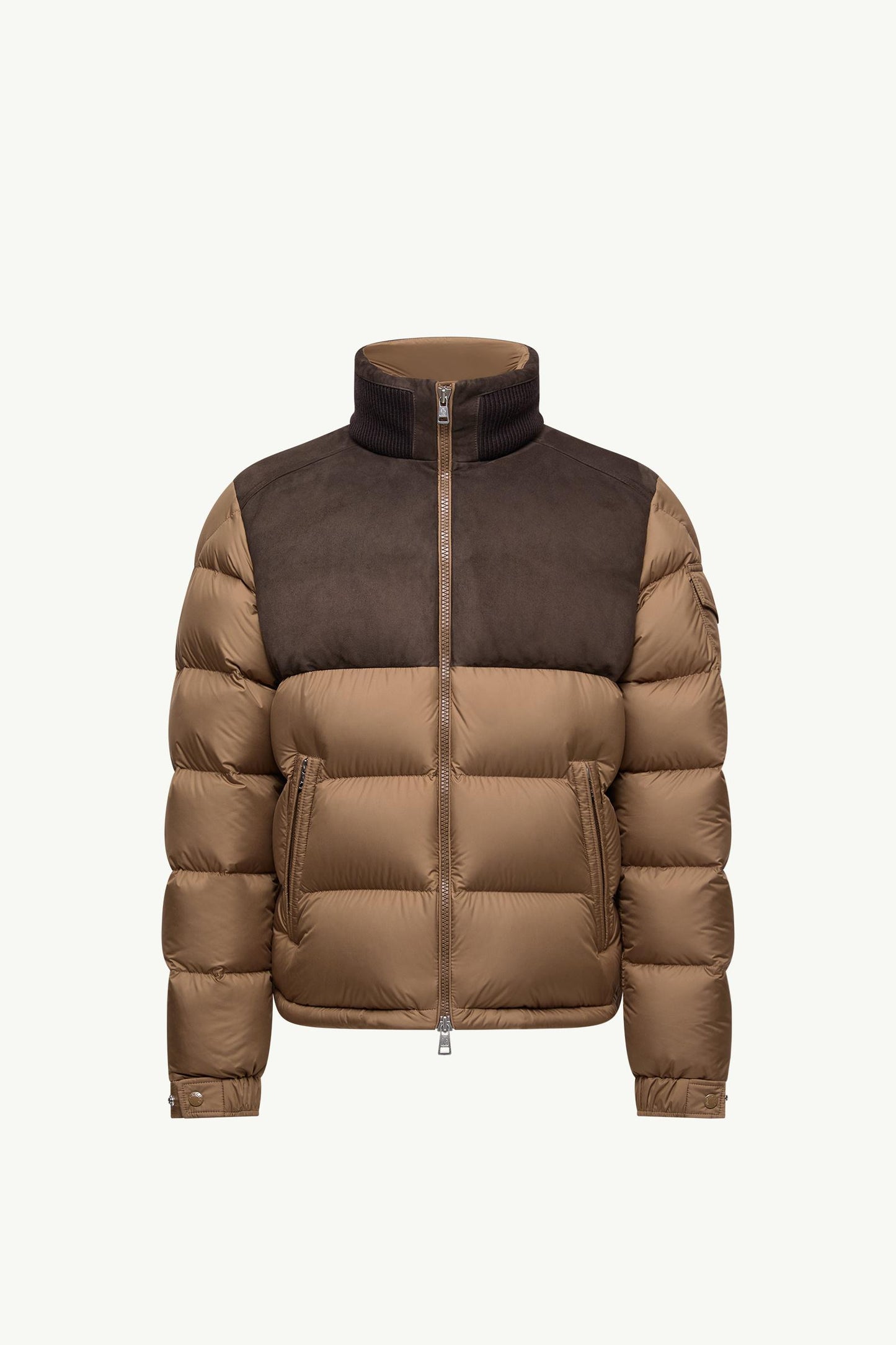 Cheverny Suede Short Down Jacket