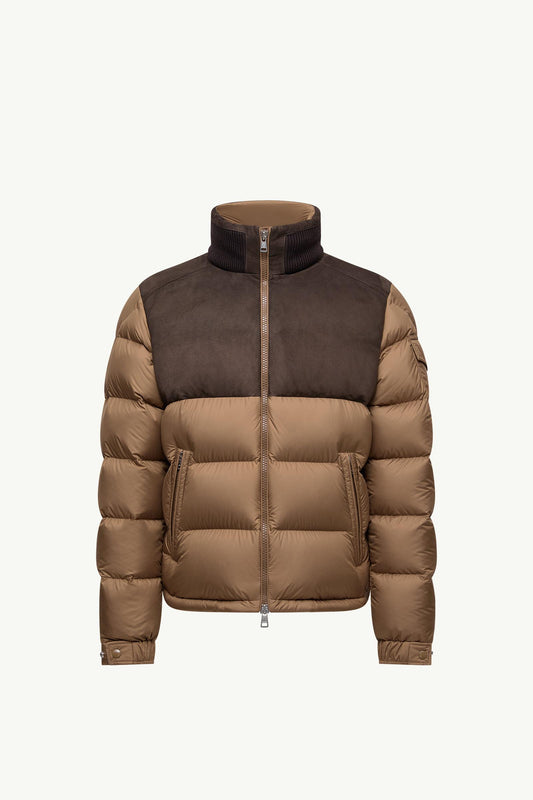 Cheverny Suede Short Down Jacket