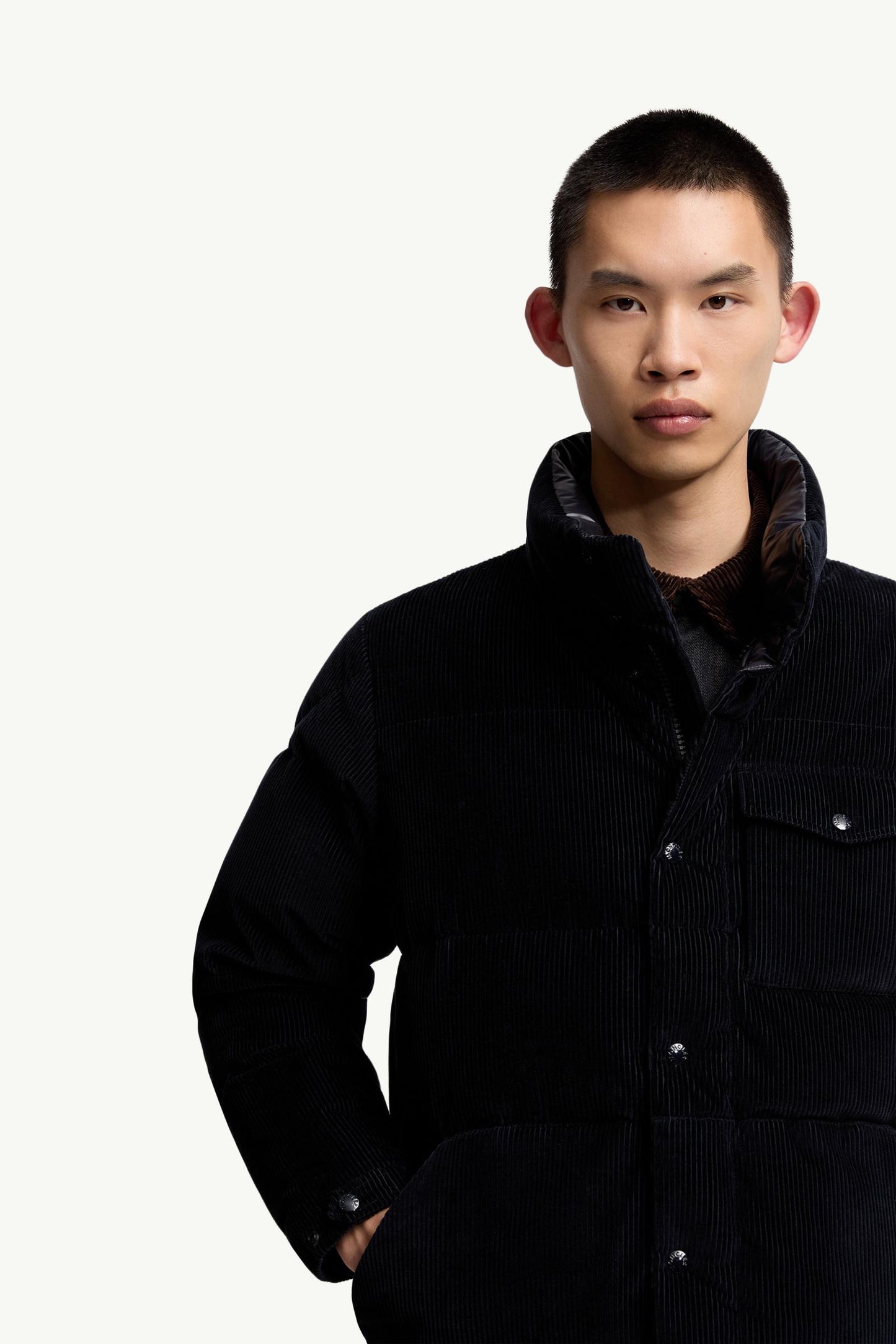 Serrant Corduroy Short Down Jacket