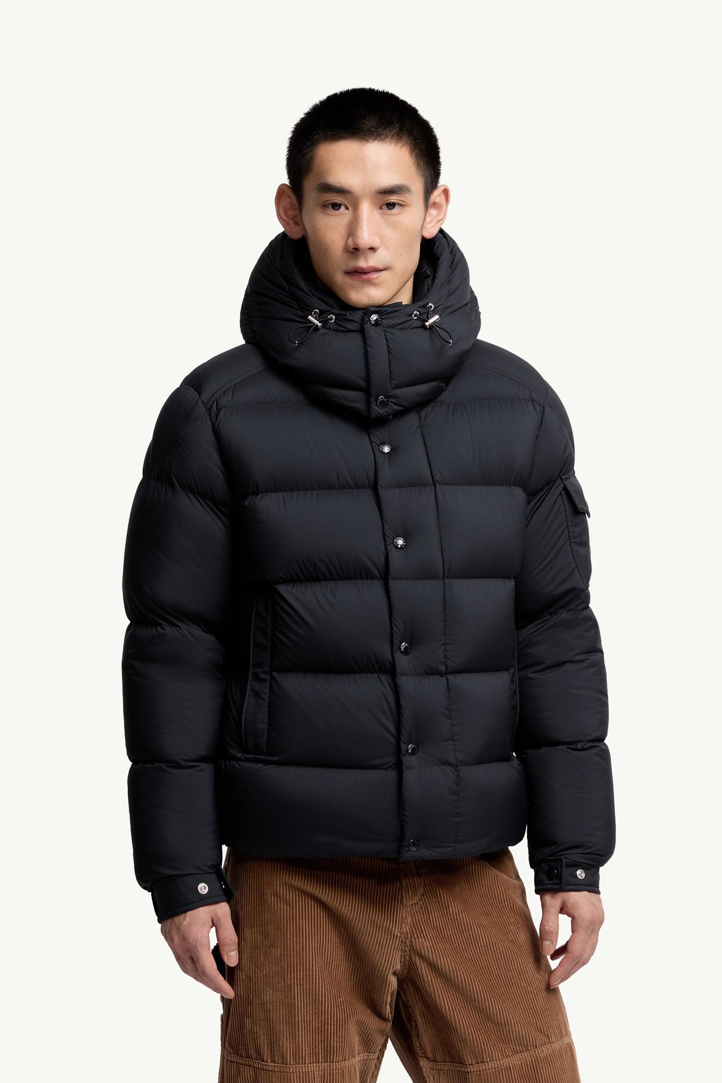 MC Maya 70 Hooded Short Down Jacket