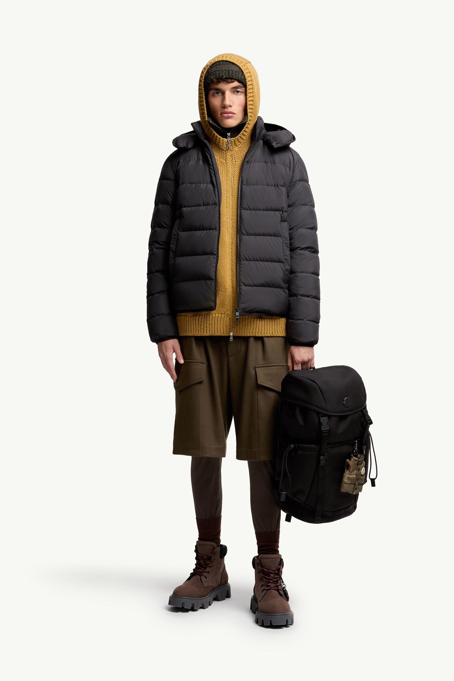 Montbrocq Hooded Short Down Jacket