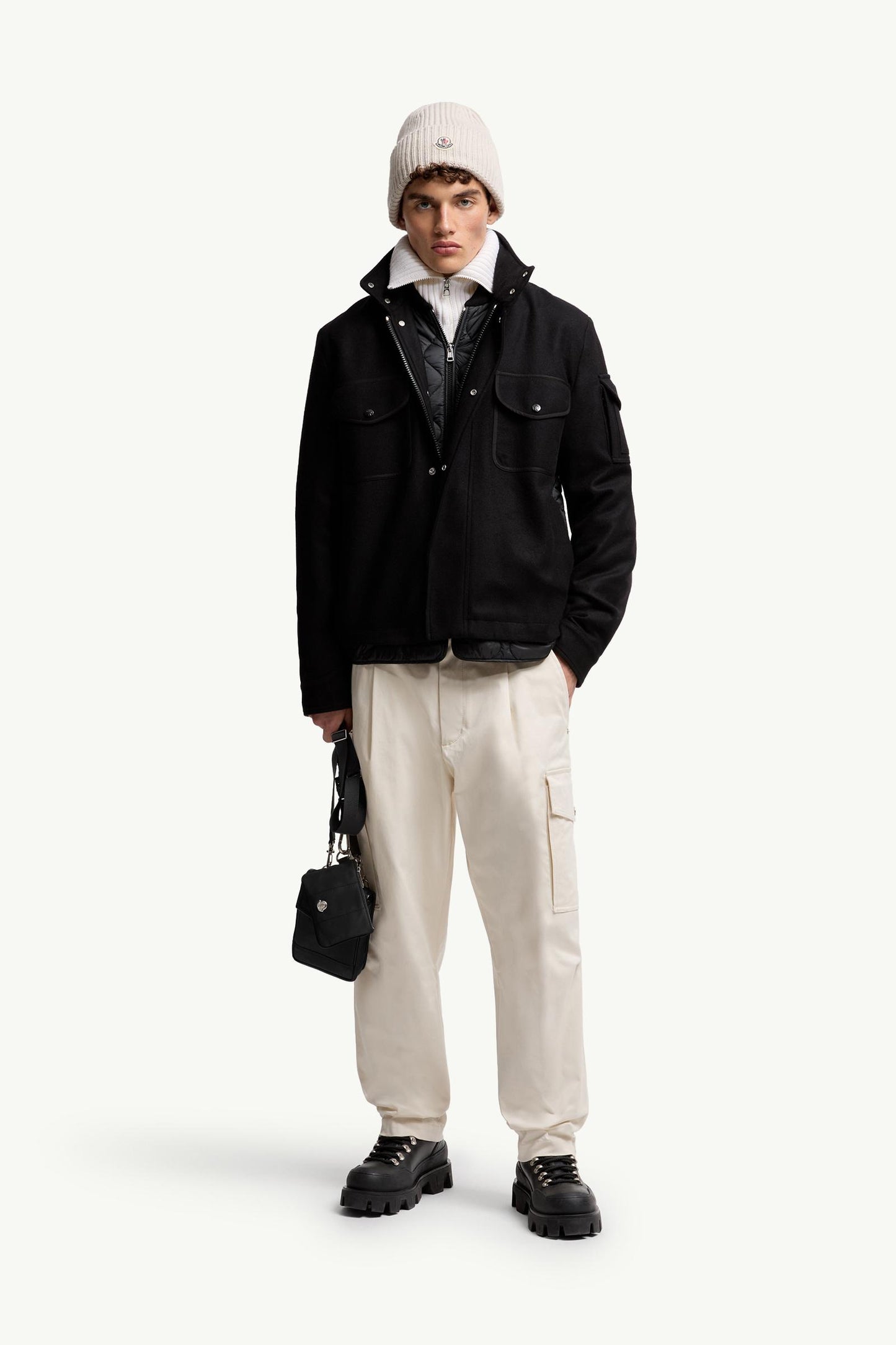 Avoine Wool Short Down Jacket