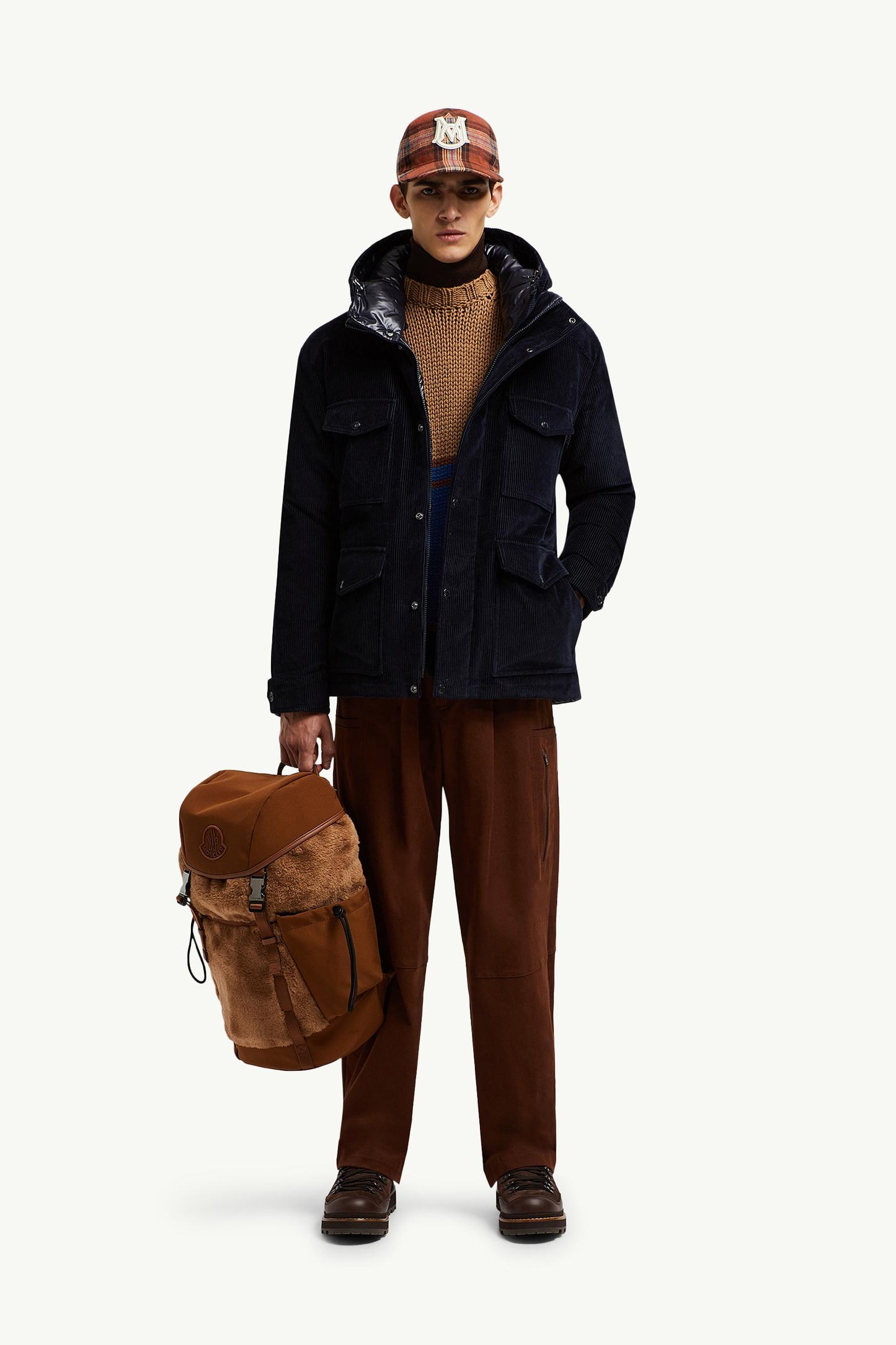 Greselin Reversible Corduroy Short Down Jacket
