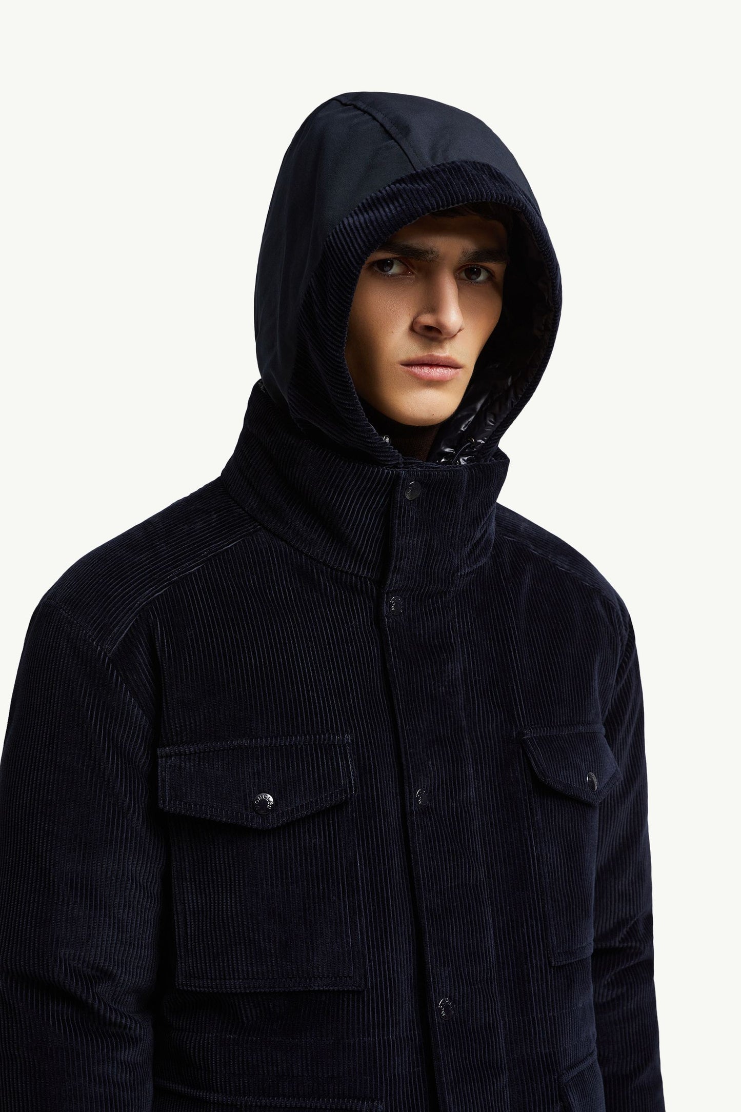 Greselin Reversible Corduroy Short Down Jacket
