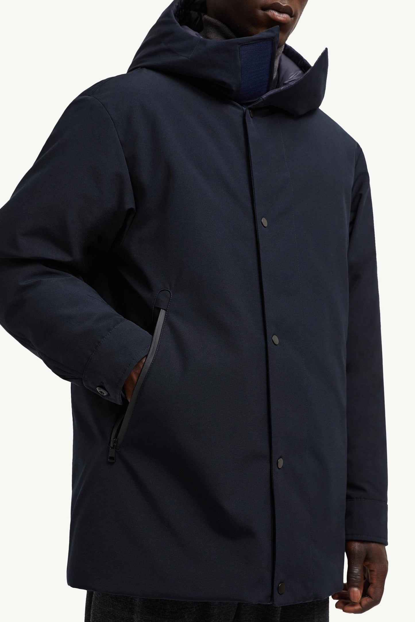 Fowey Reversible Hooded Short Down Jacket