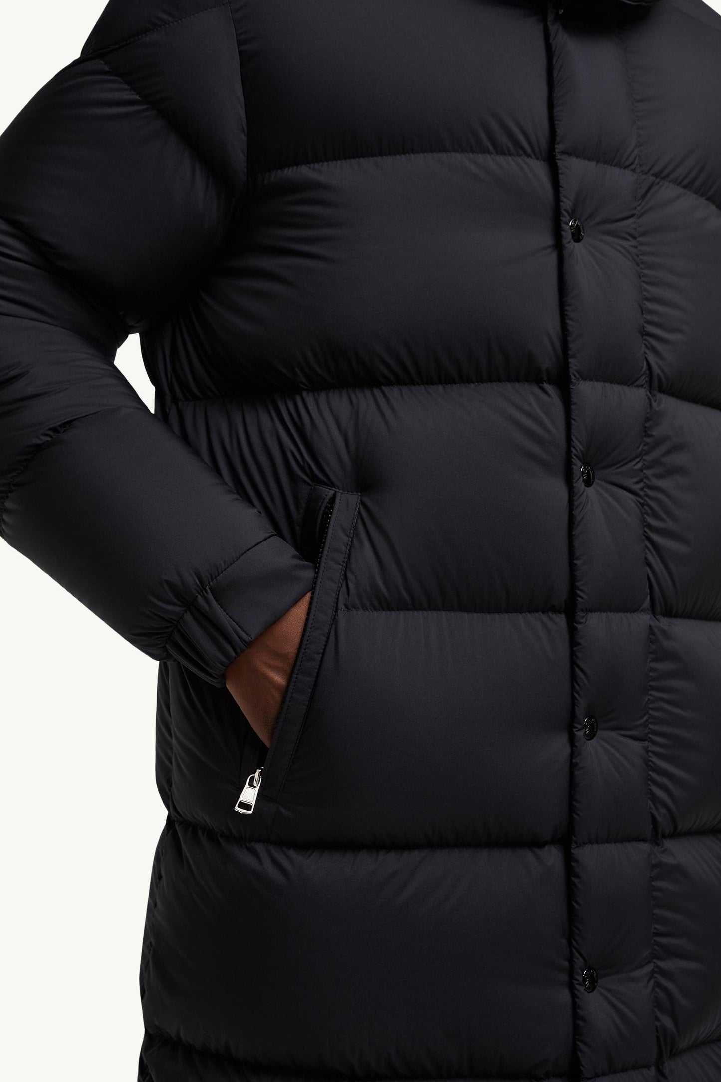 Hanoverian Hooded Long Down Jacket