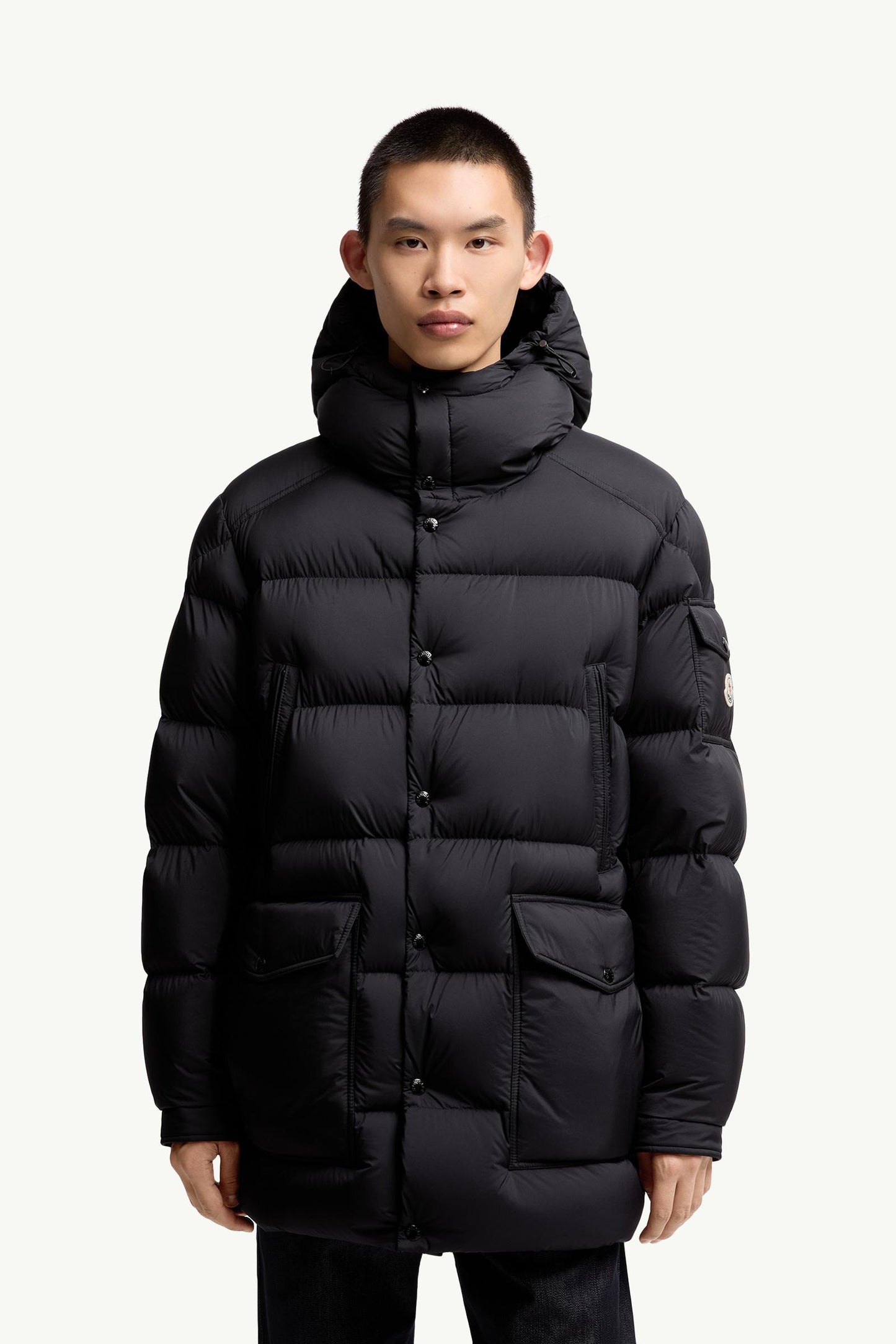 Bretagne Hooded Short Down Jacket