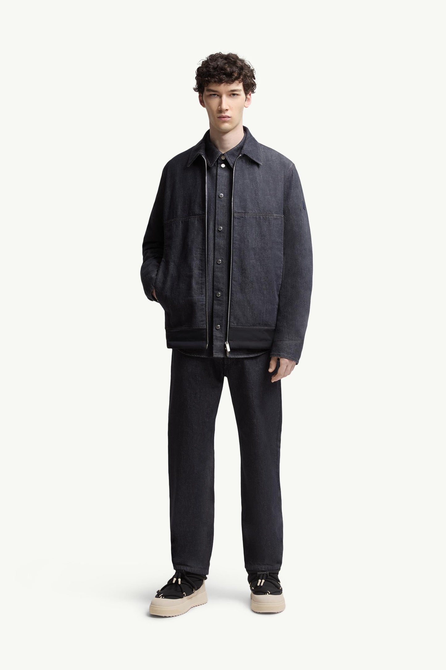 Ormoy Denim Down Shirt Jacket