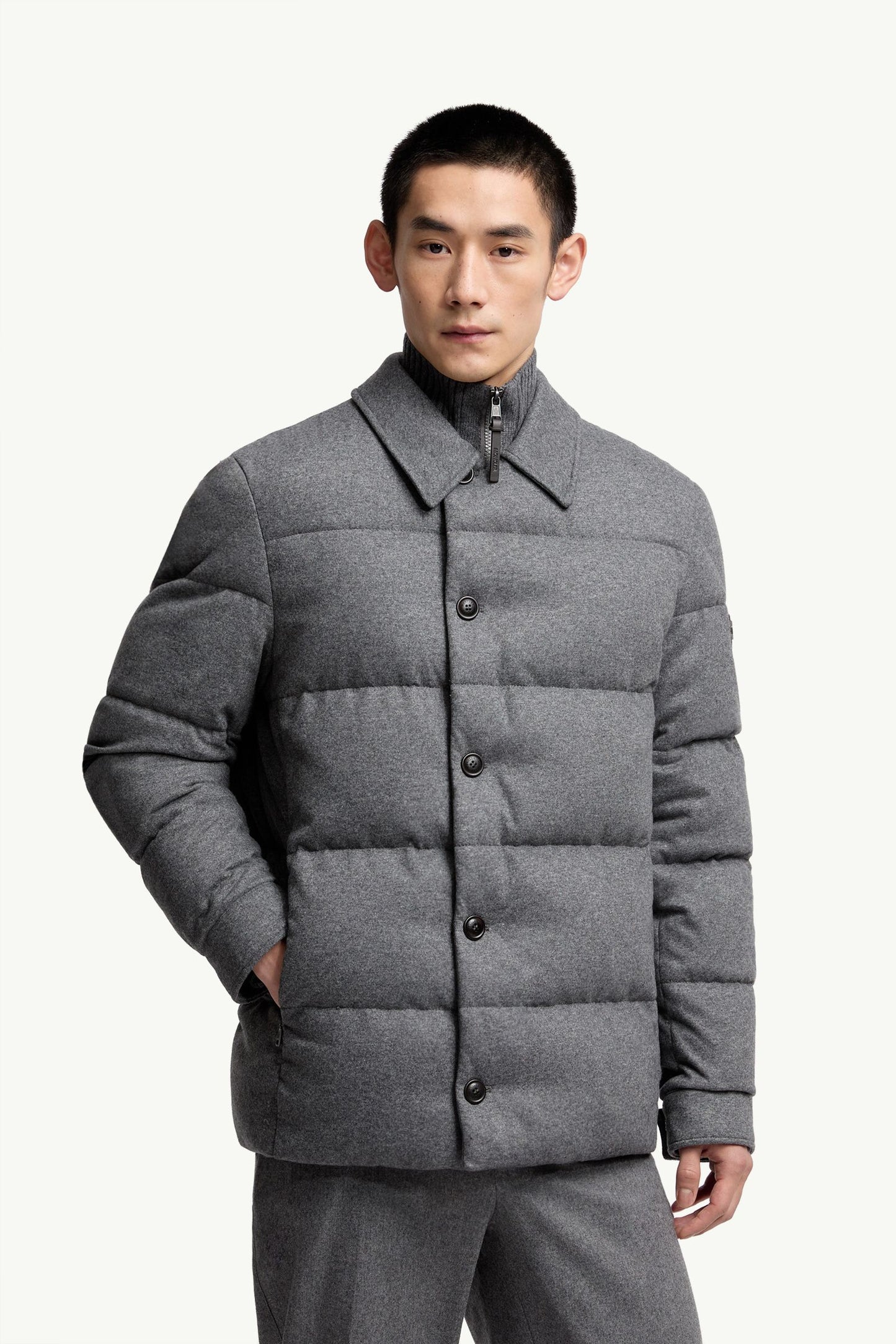 Pres Cashmere Blend Down Shirt Jacket