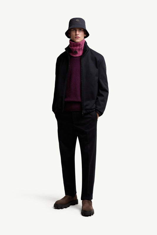 Cotton Blend Tailored Trousers