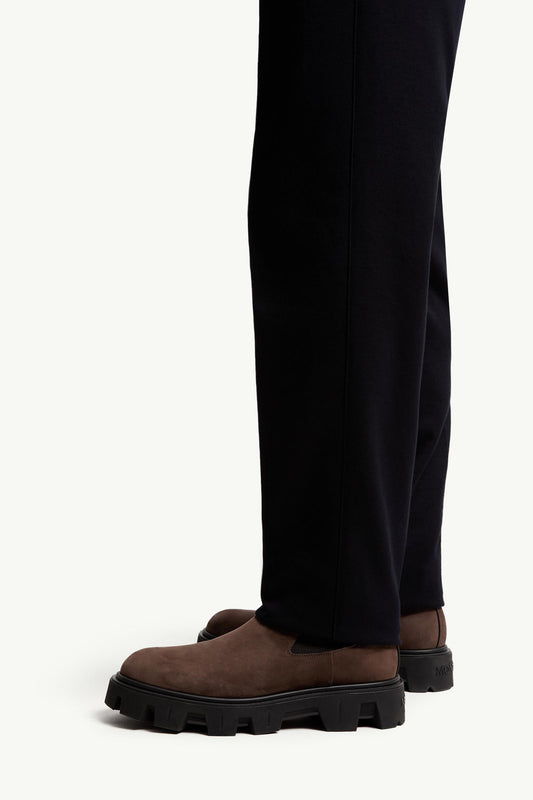 Cotton Blend Tailored Trousers