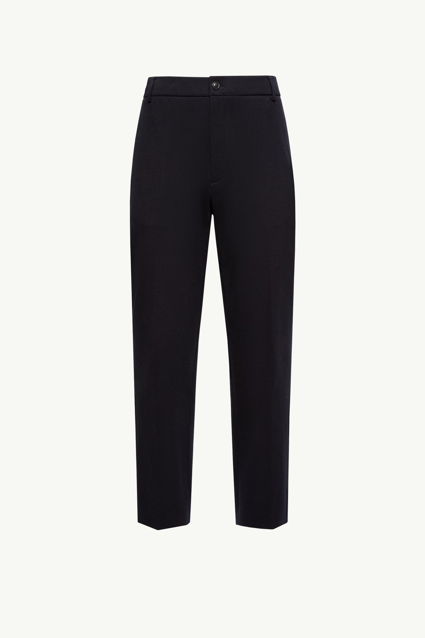 Cotton Blend Tailored Trousers