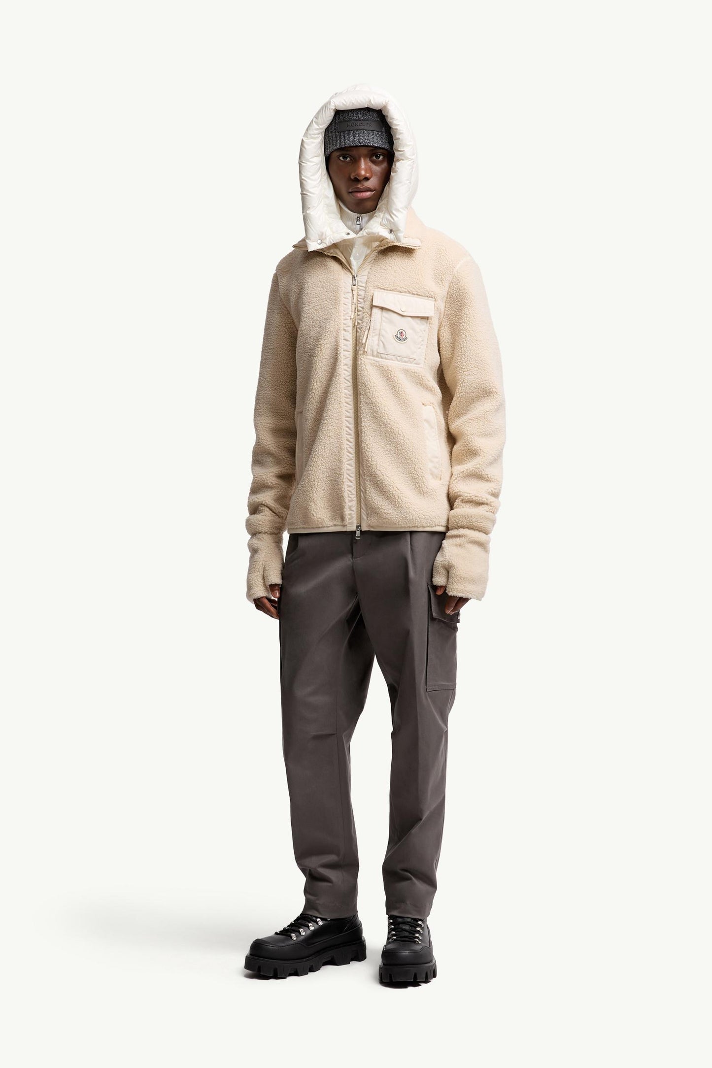 Cotton Gabardine Cargo Trousers