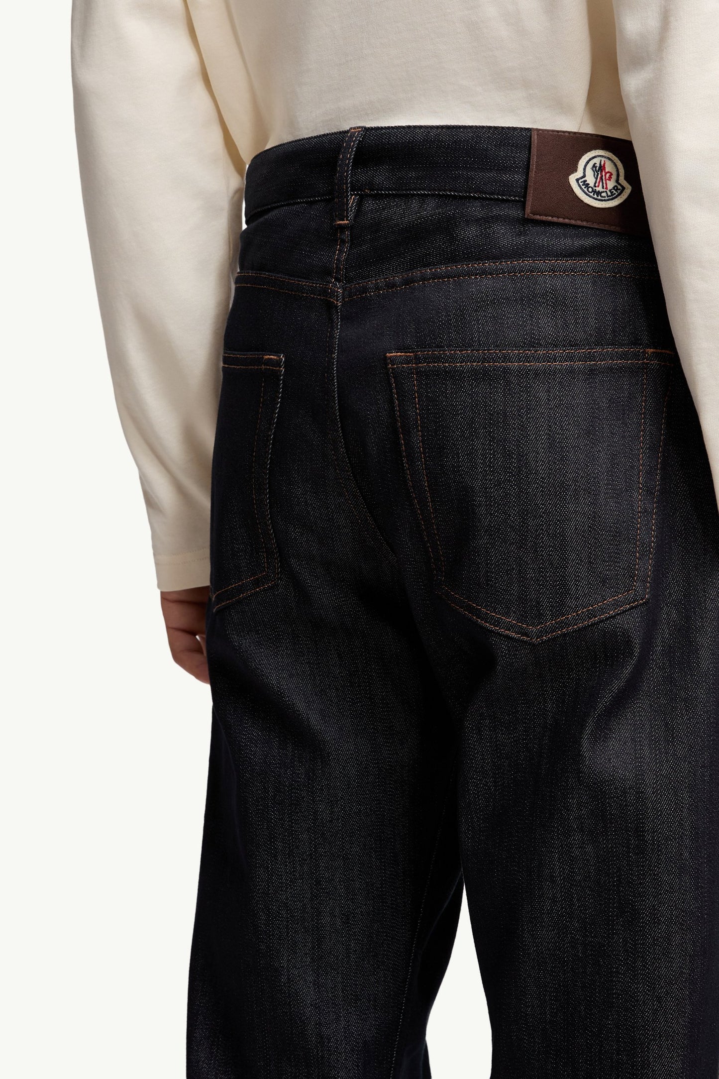 Straight Leg Denim Jeans