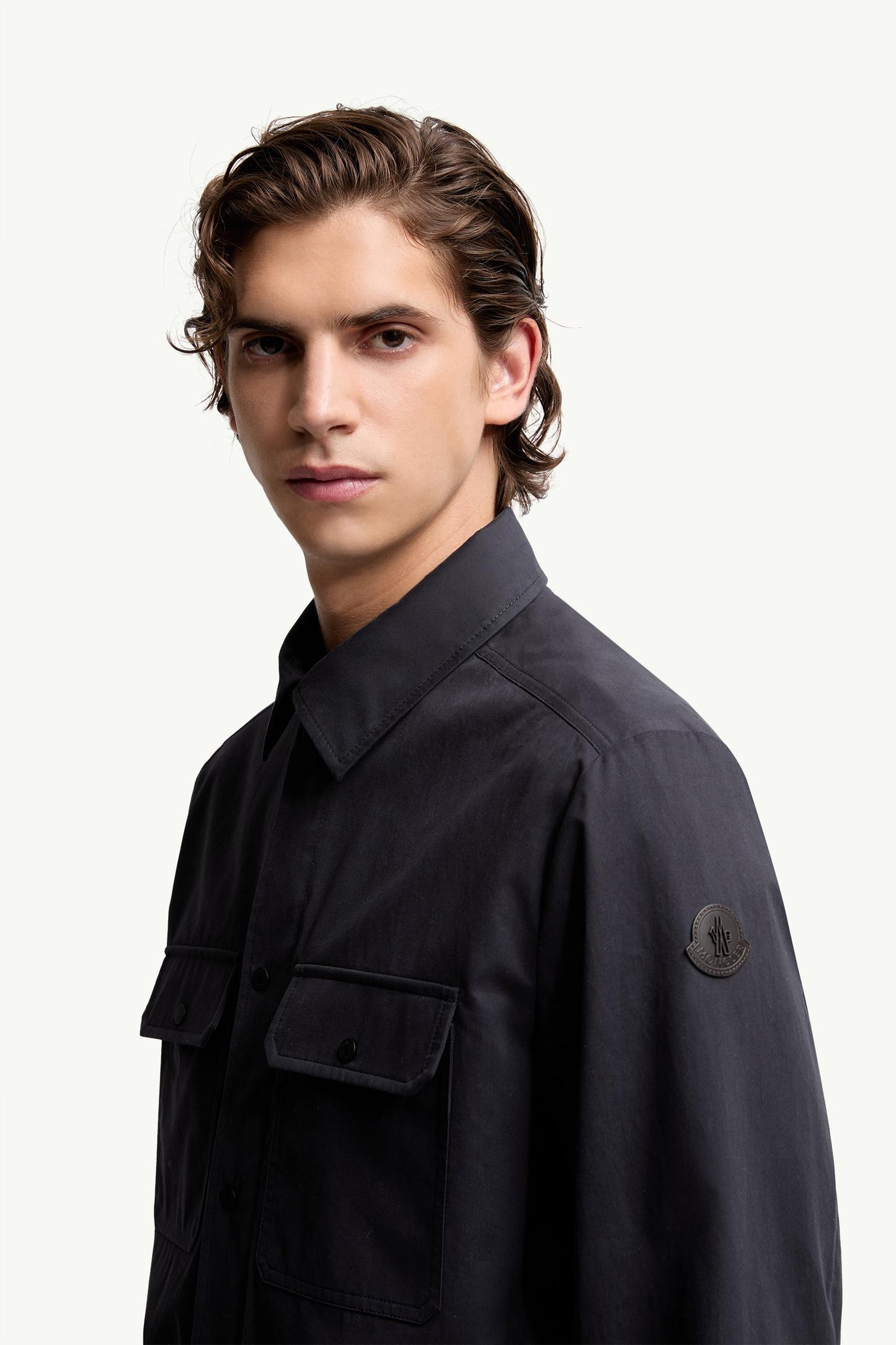 Cotton Gabardine Long Sleeve Shirt